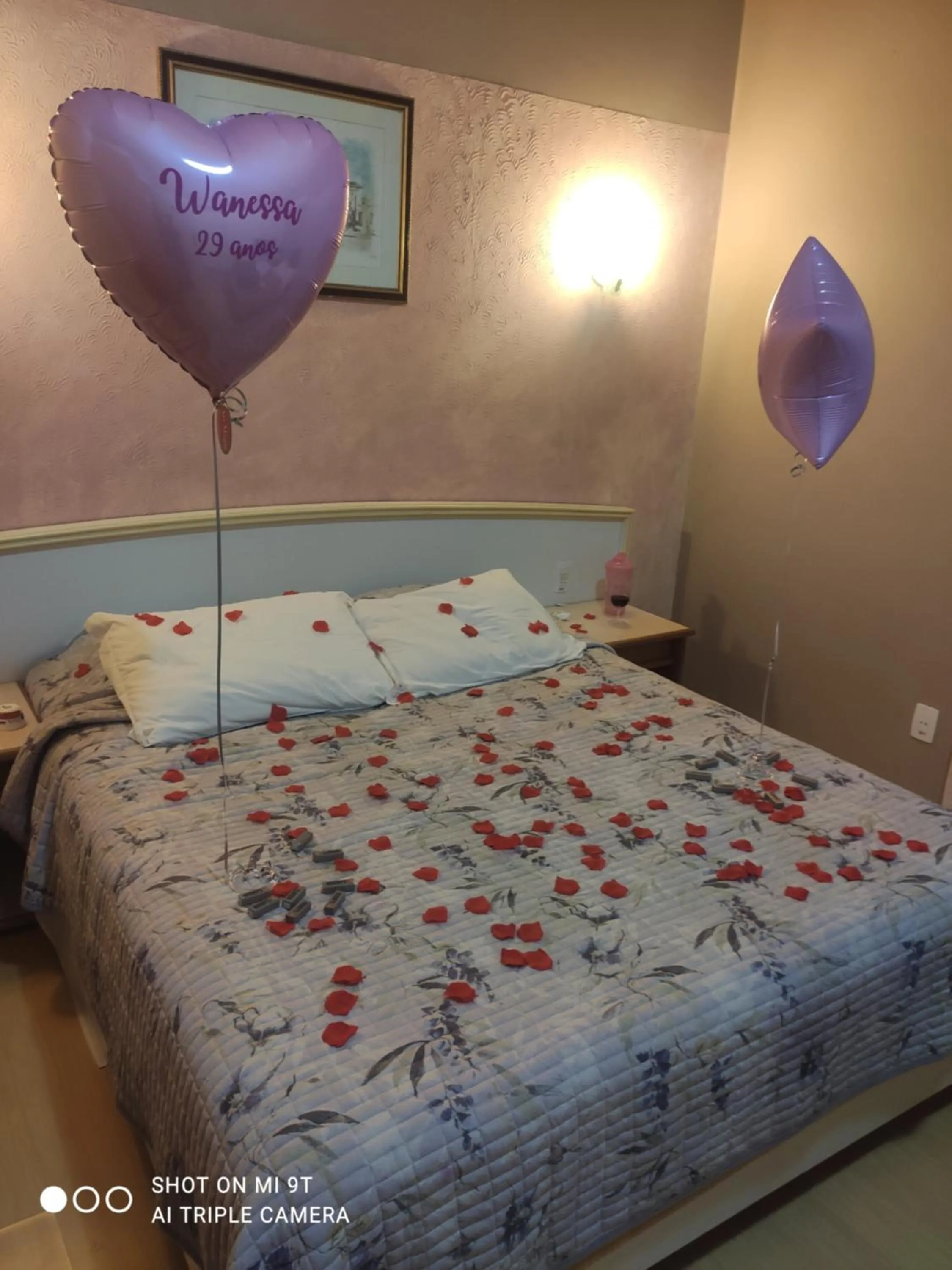 Bed in Pousada Gardenia Guest House