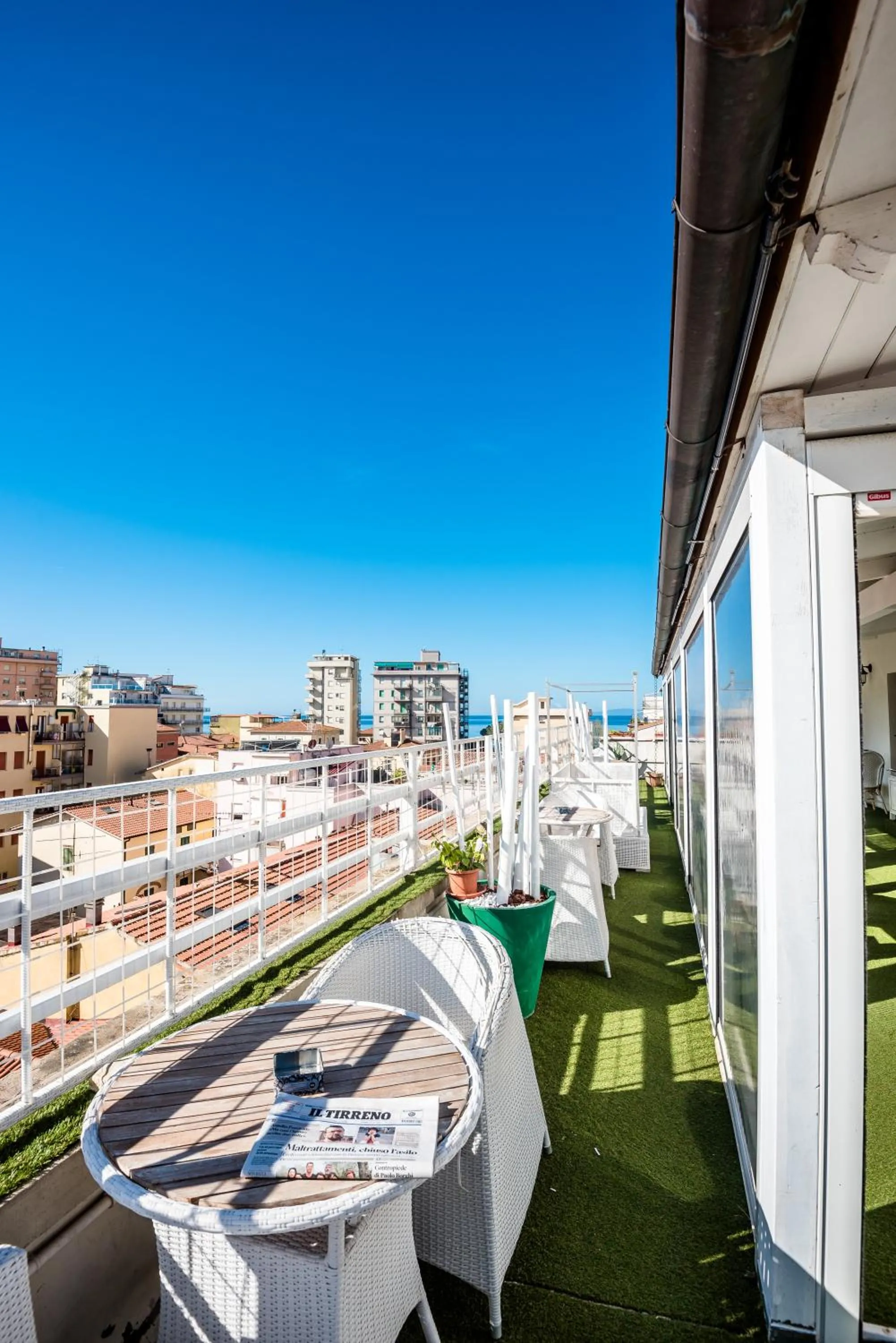 Patio in Hotel Bella 'Mbriana