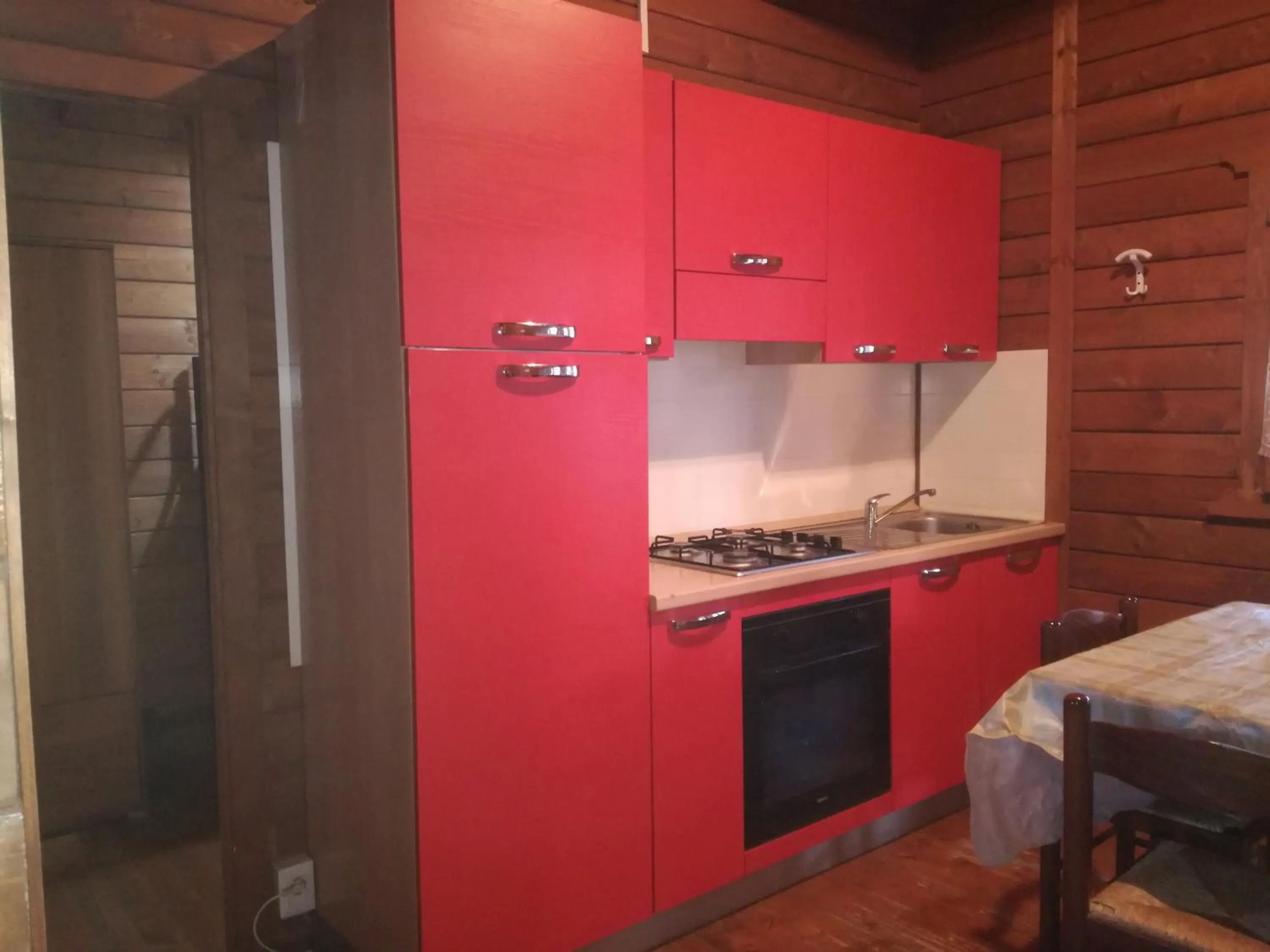 Kitchen or kitchenette in Campeggio Italia