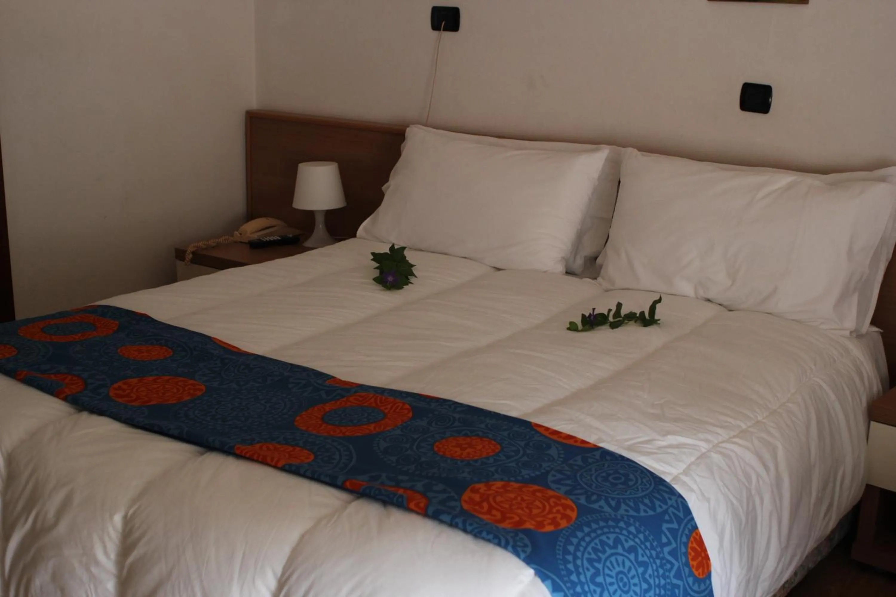 Bed in Hotel La Fenice