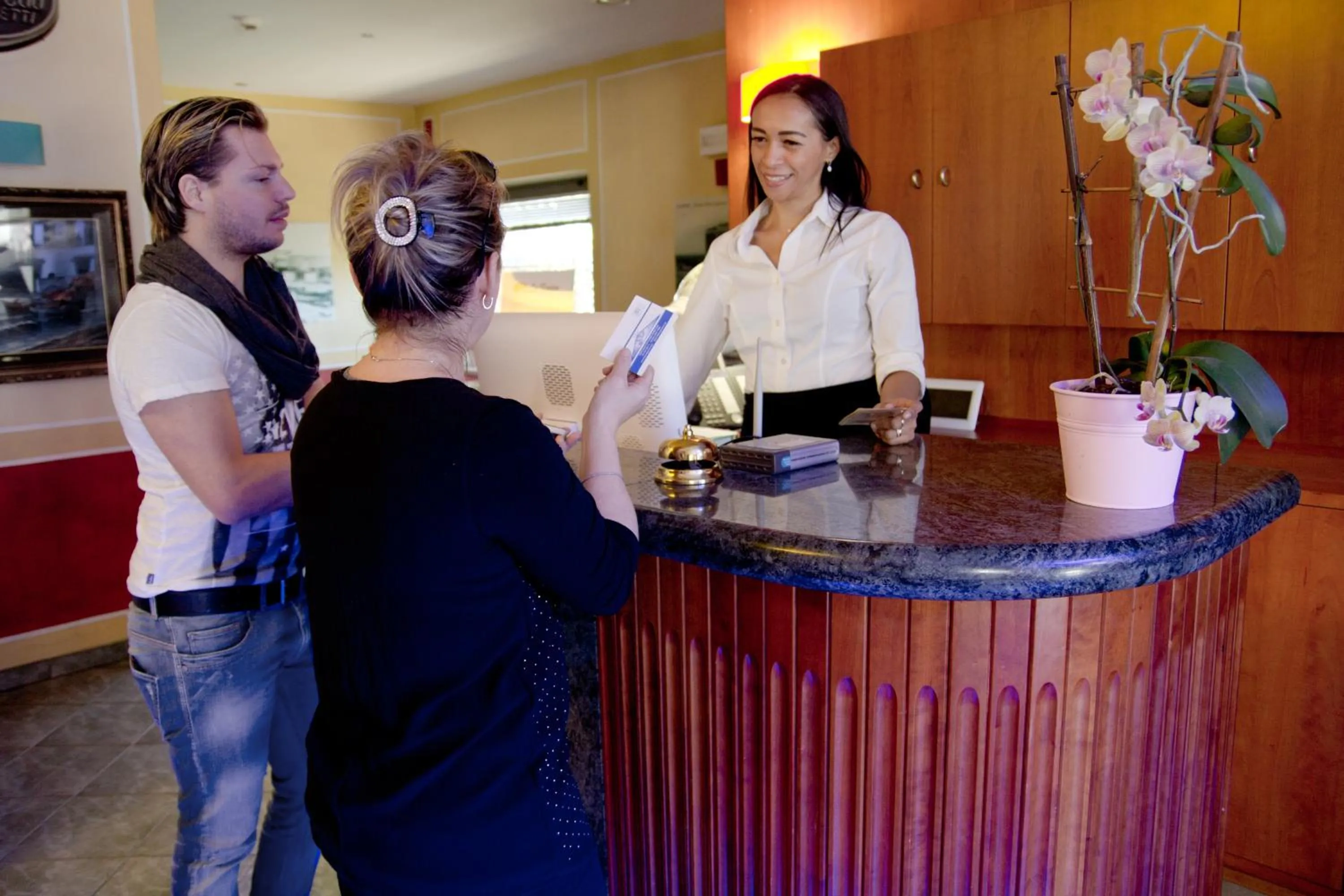 Lobby or reception in Hotel La Fenice