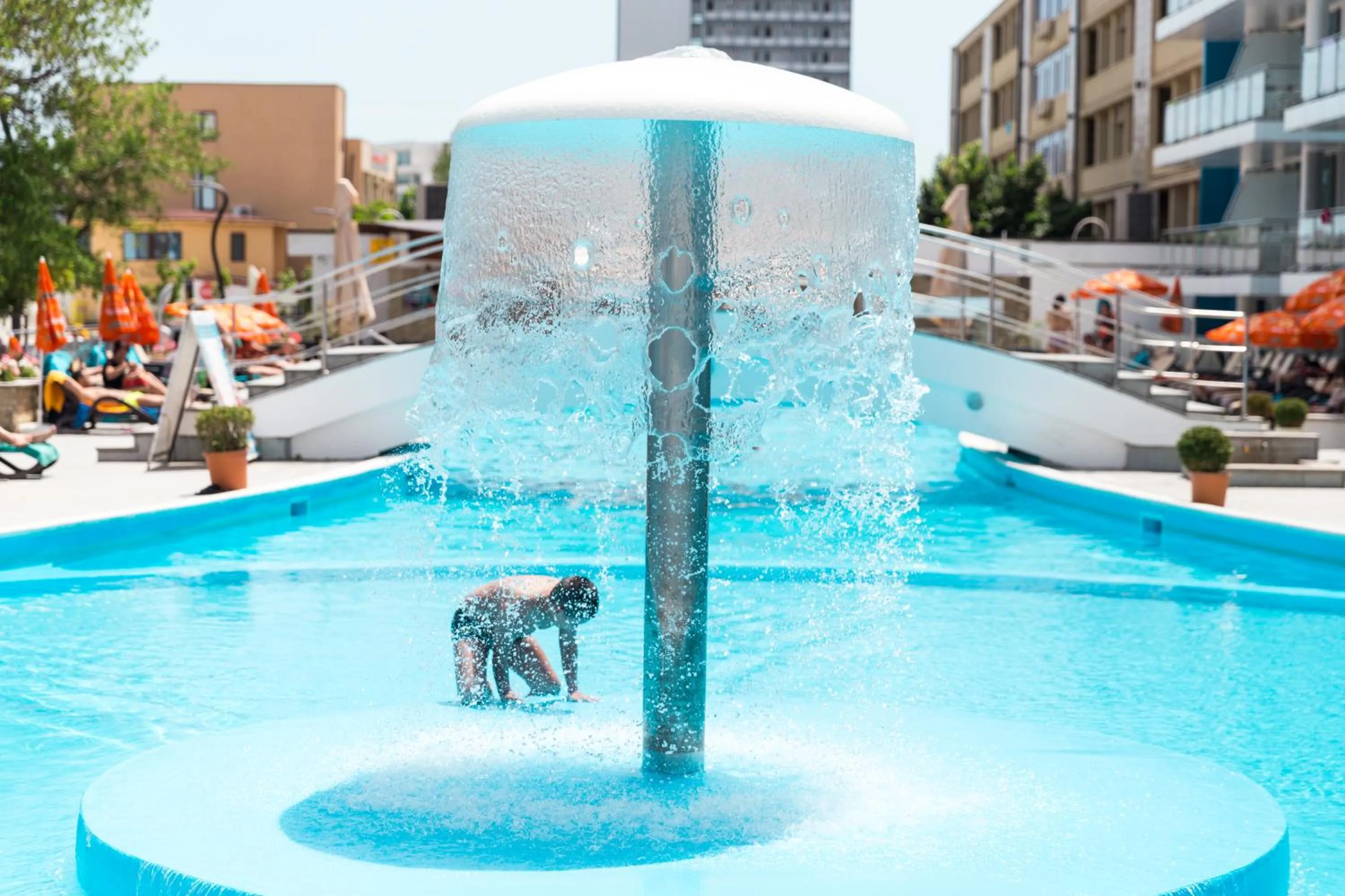 Pool view in Bavaria Blu Hotel and Conference Centre