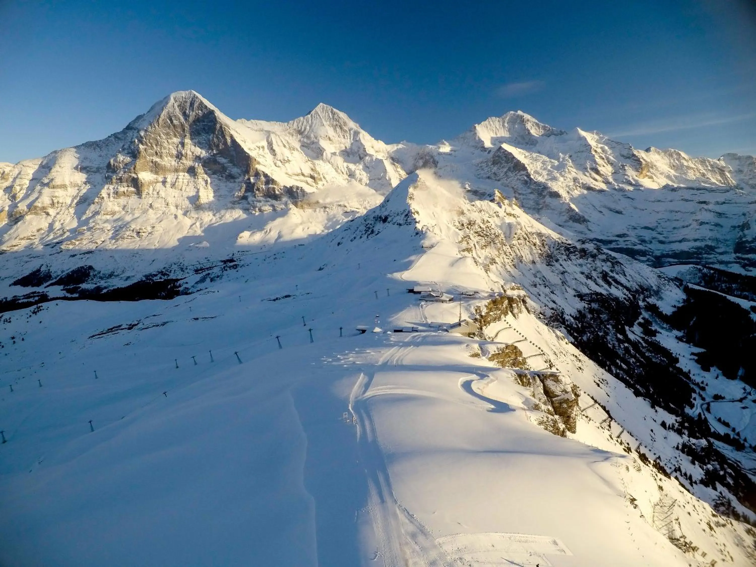 Natural landscape in Berghaus Männlichen