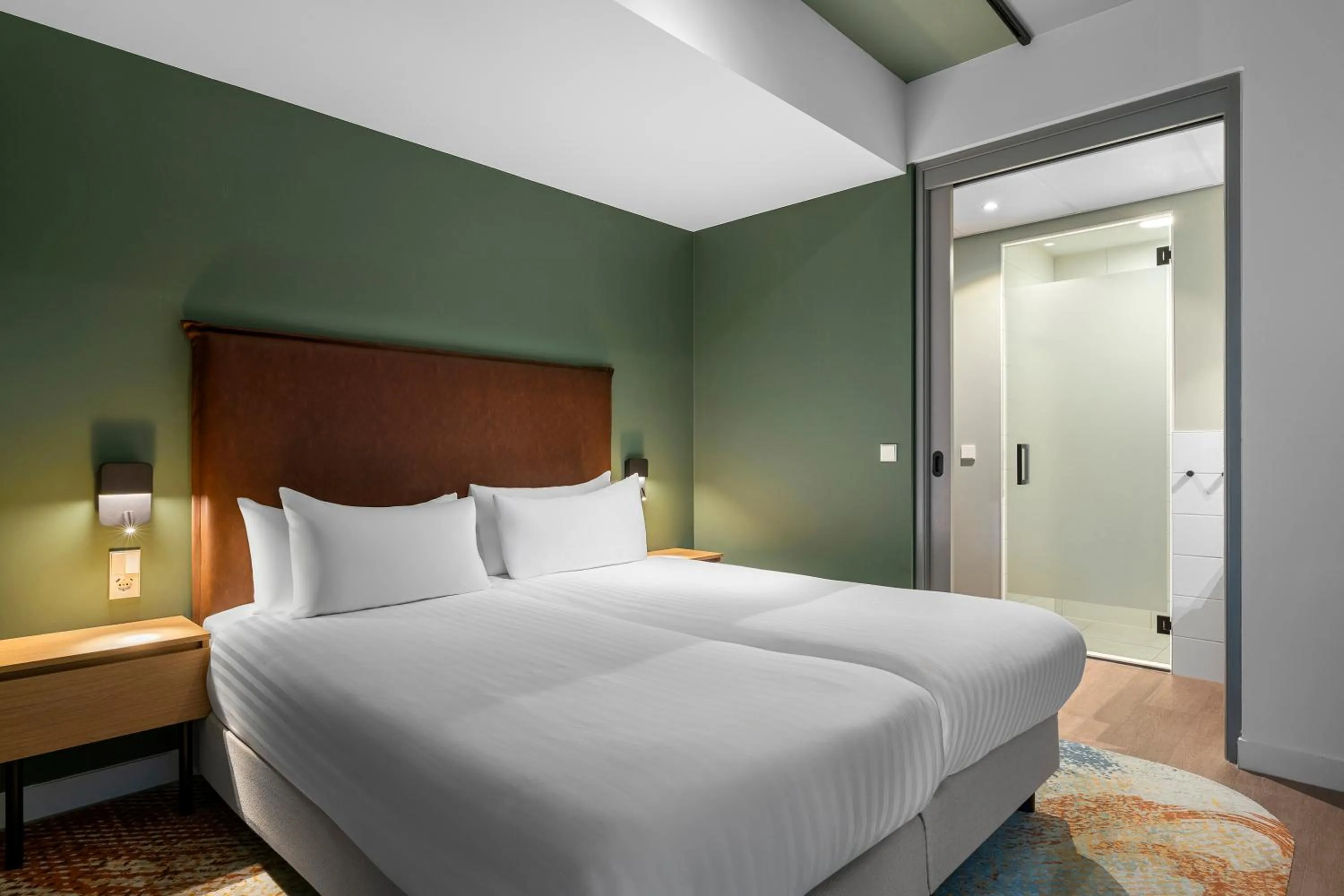 Bed in Corendon Urban Amsterdam Schiphol Airport Hotel