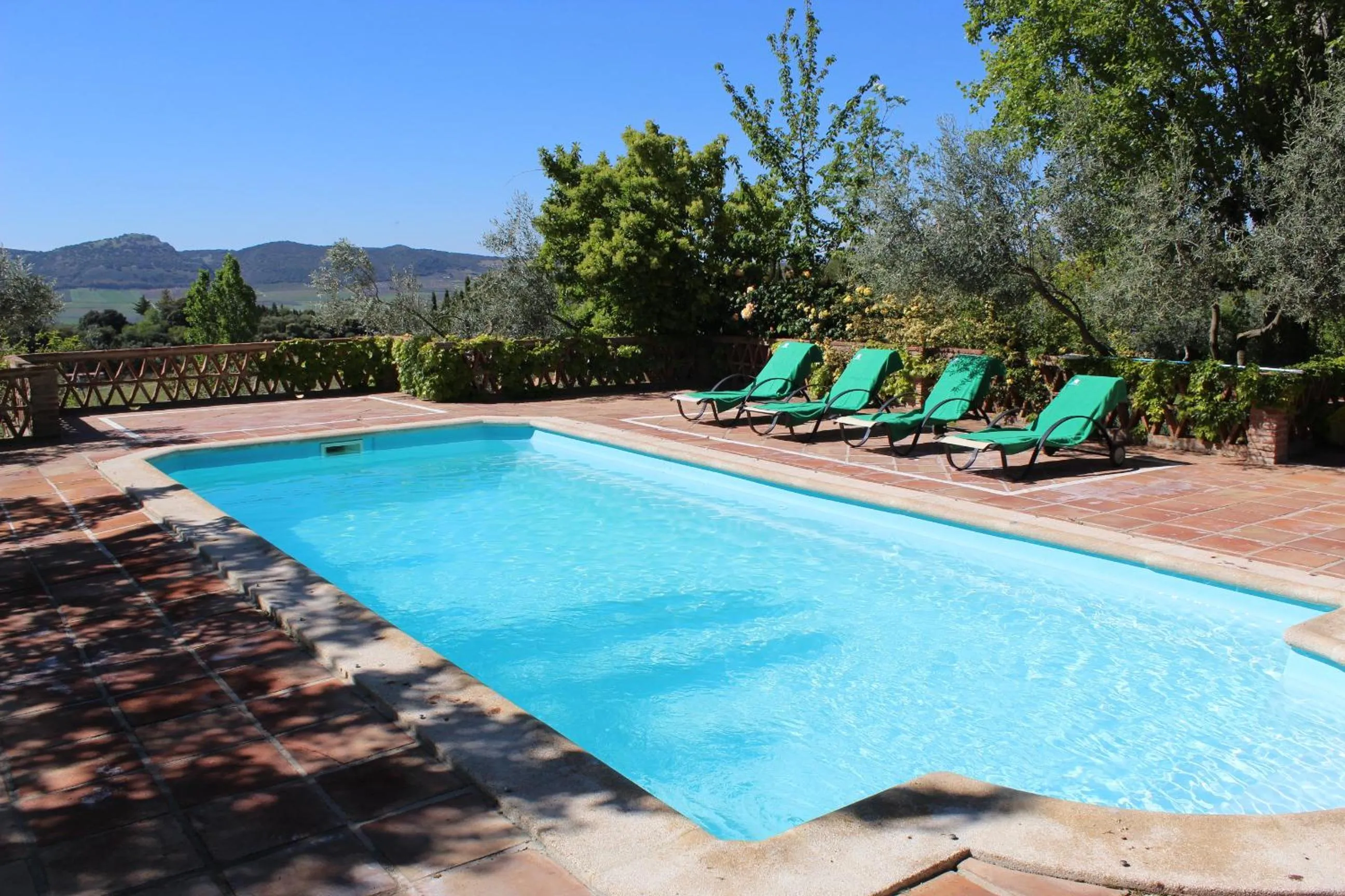 Pool view in Los Picachos 10