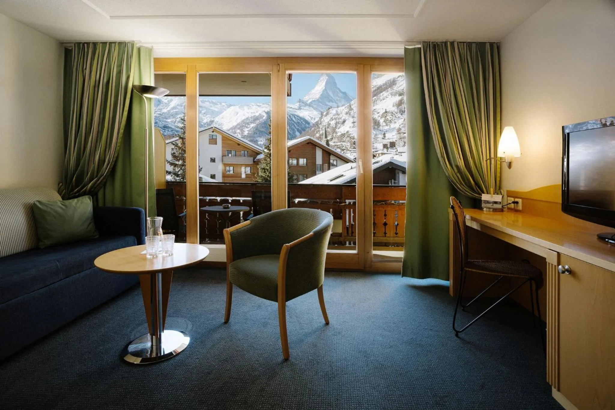 Seating area in Alpine Hotel Perren