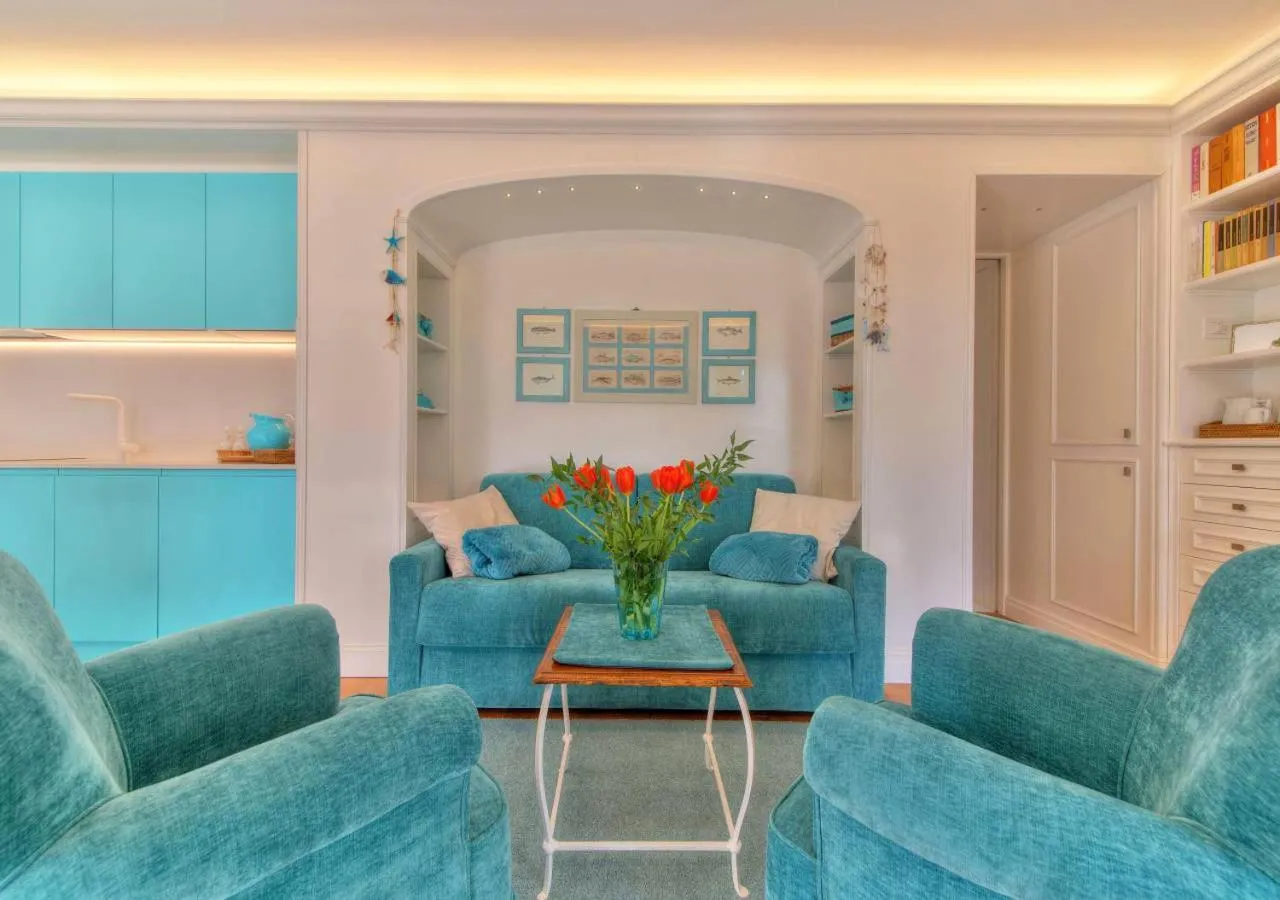 Living room in Villa Mares - sea view, free garage