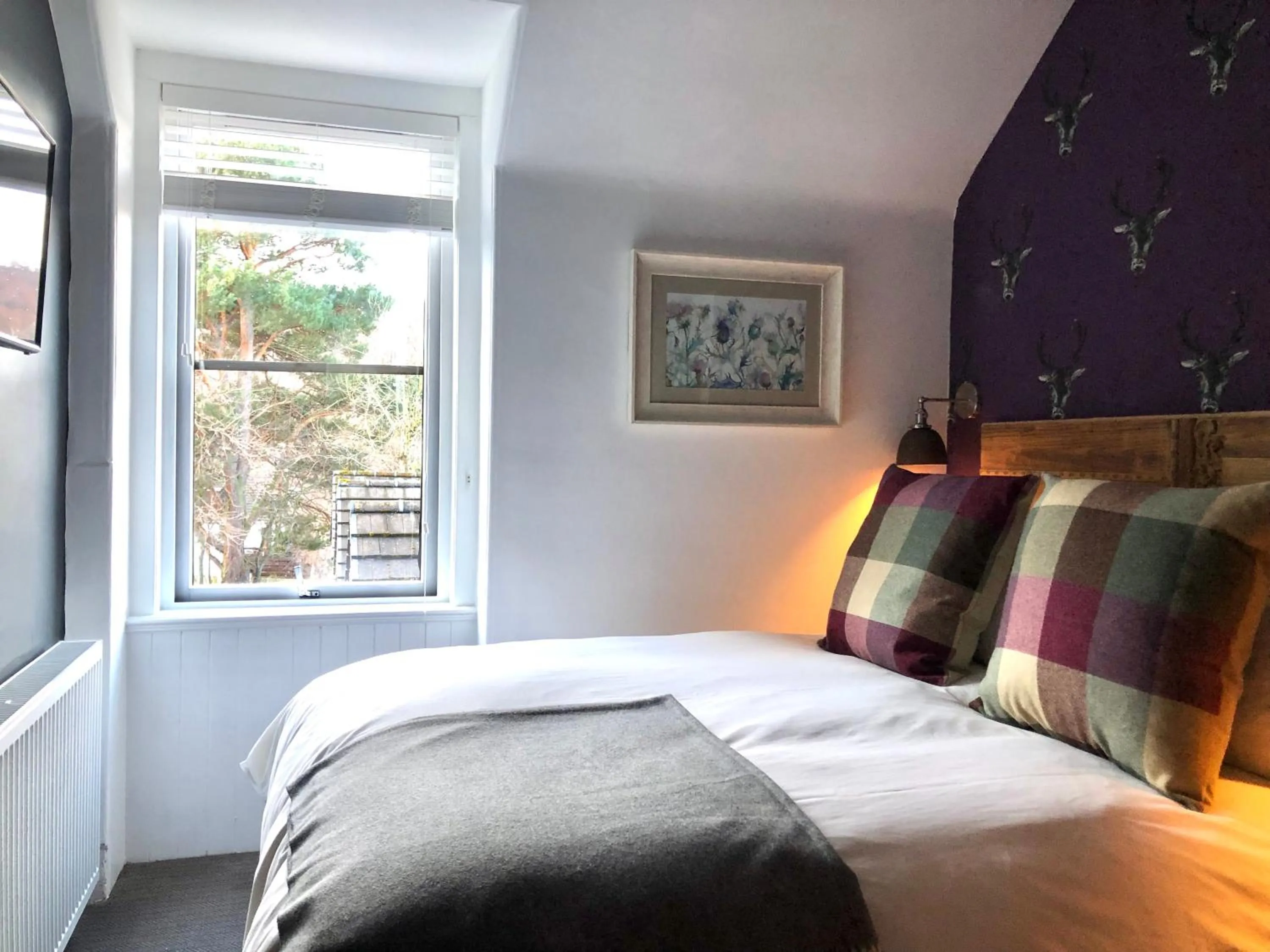 Bed in Ravenscraig Guest House