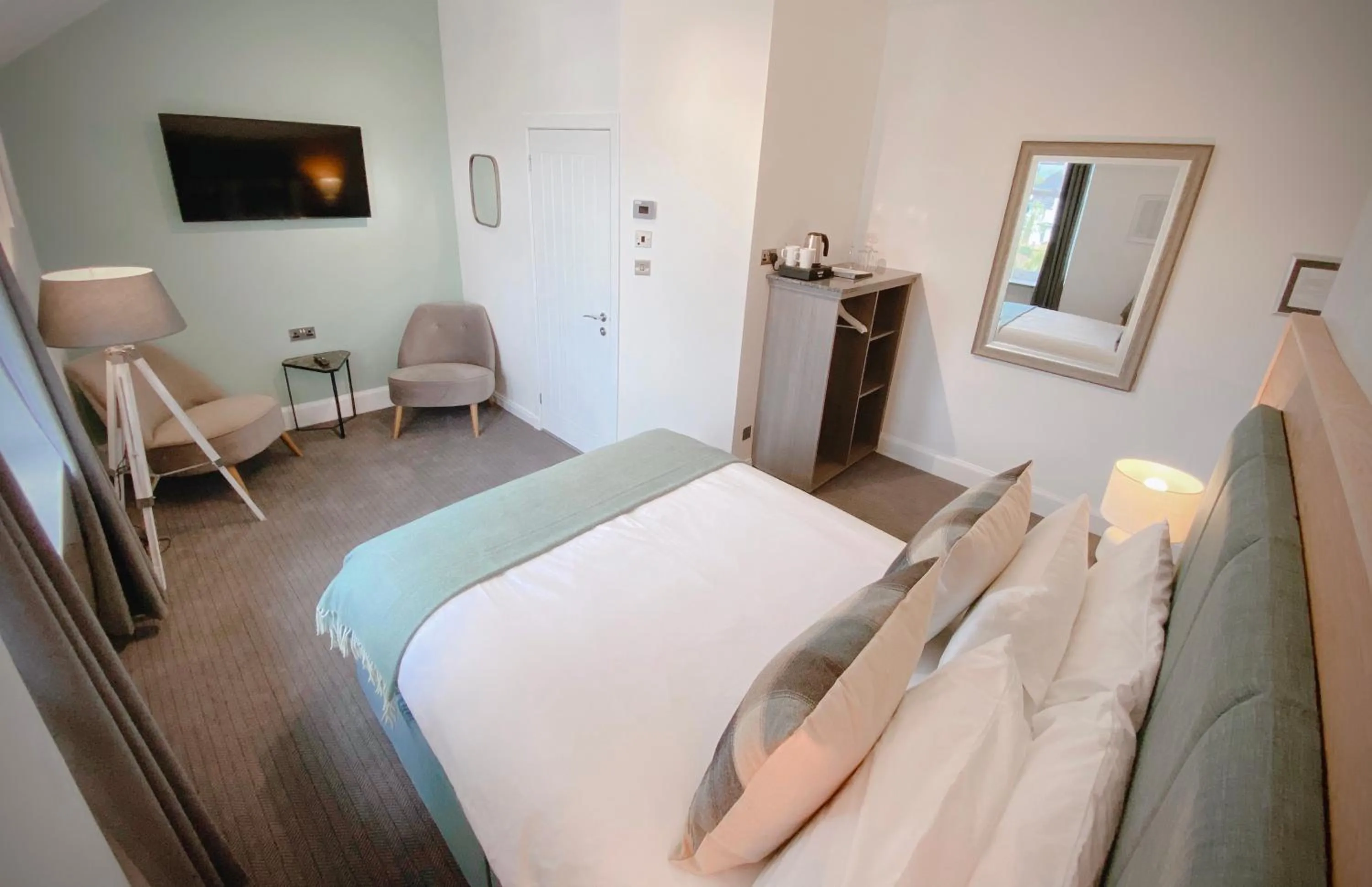 Bed in Ravenscraig Guest House