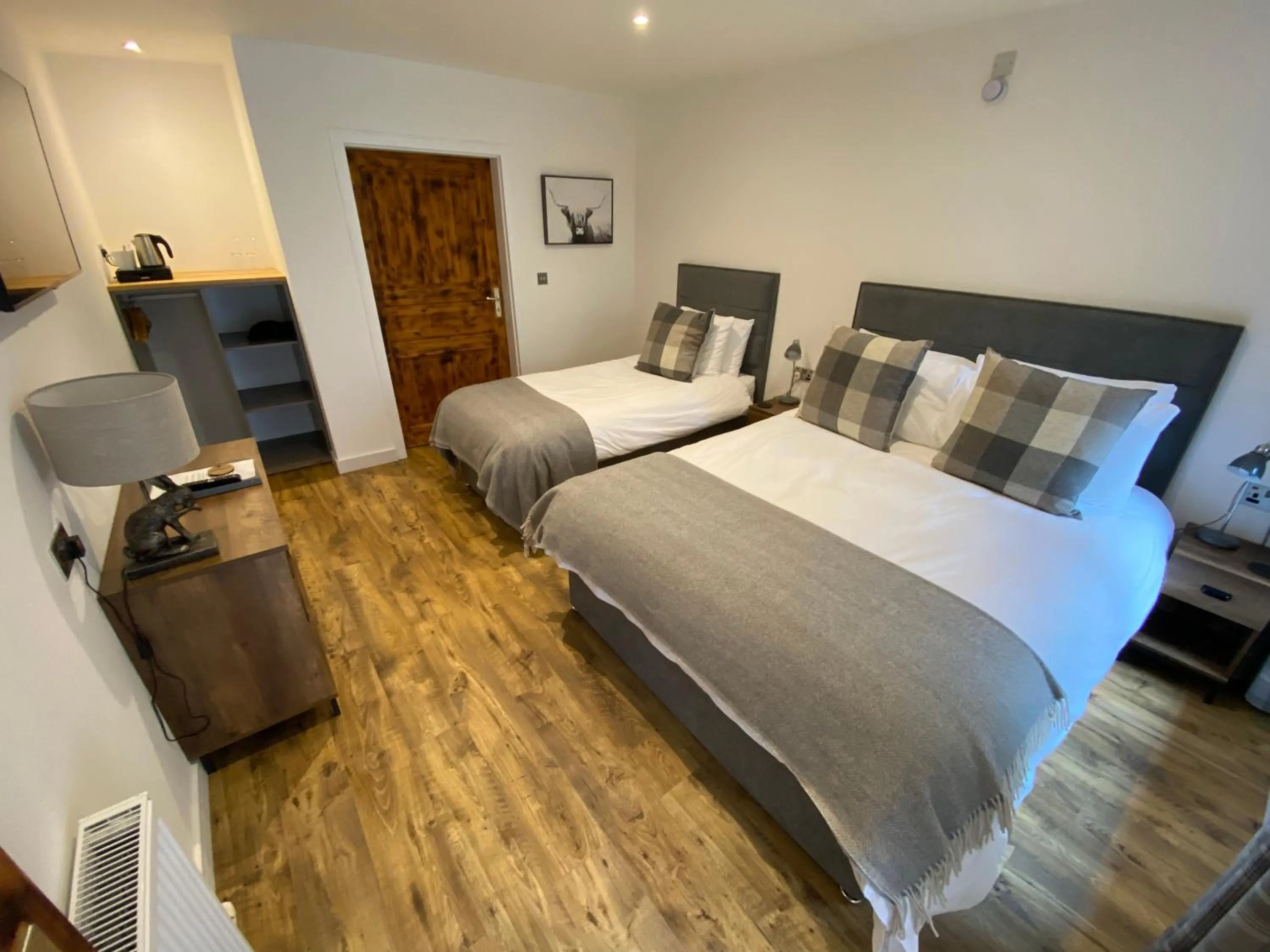 Bed in Ravenscraig Guest House