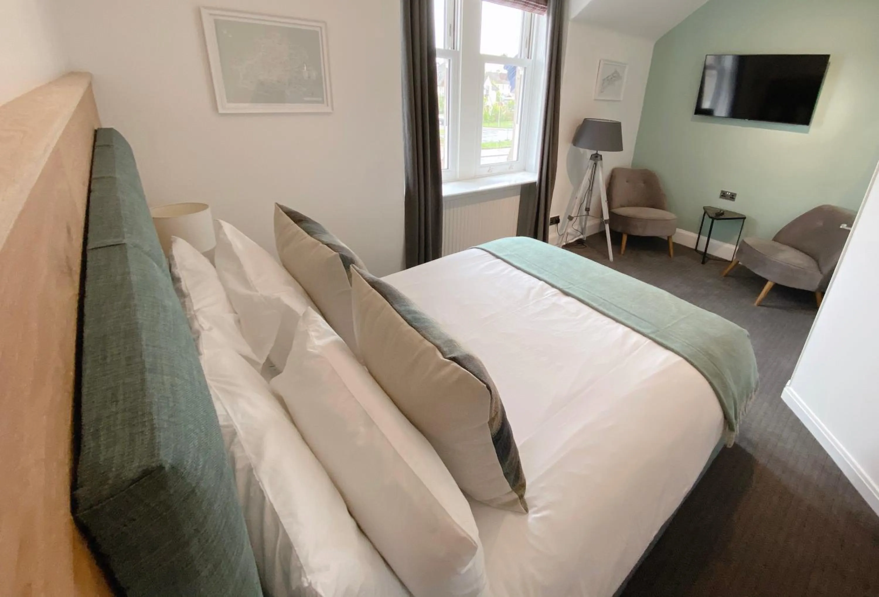 Bed in Ravenscraig Guest House