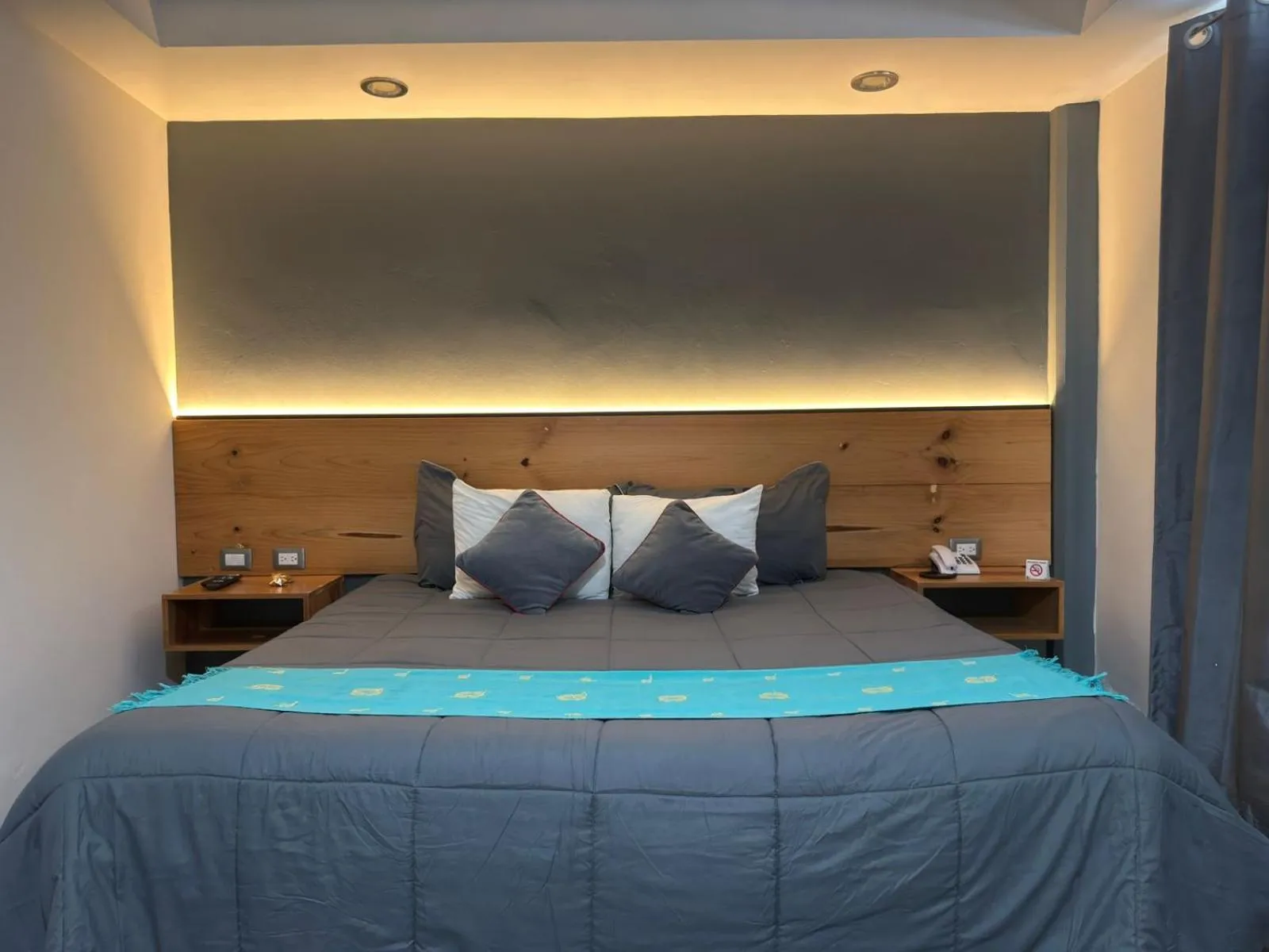 Bed in Hotel Brisas Express