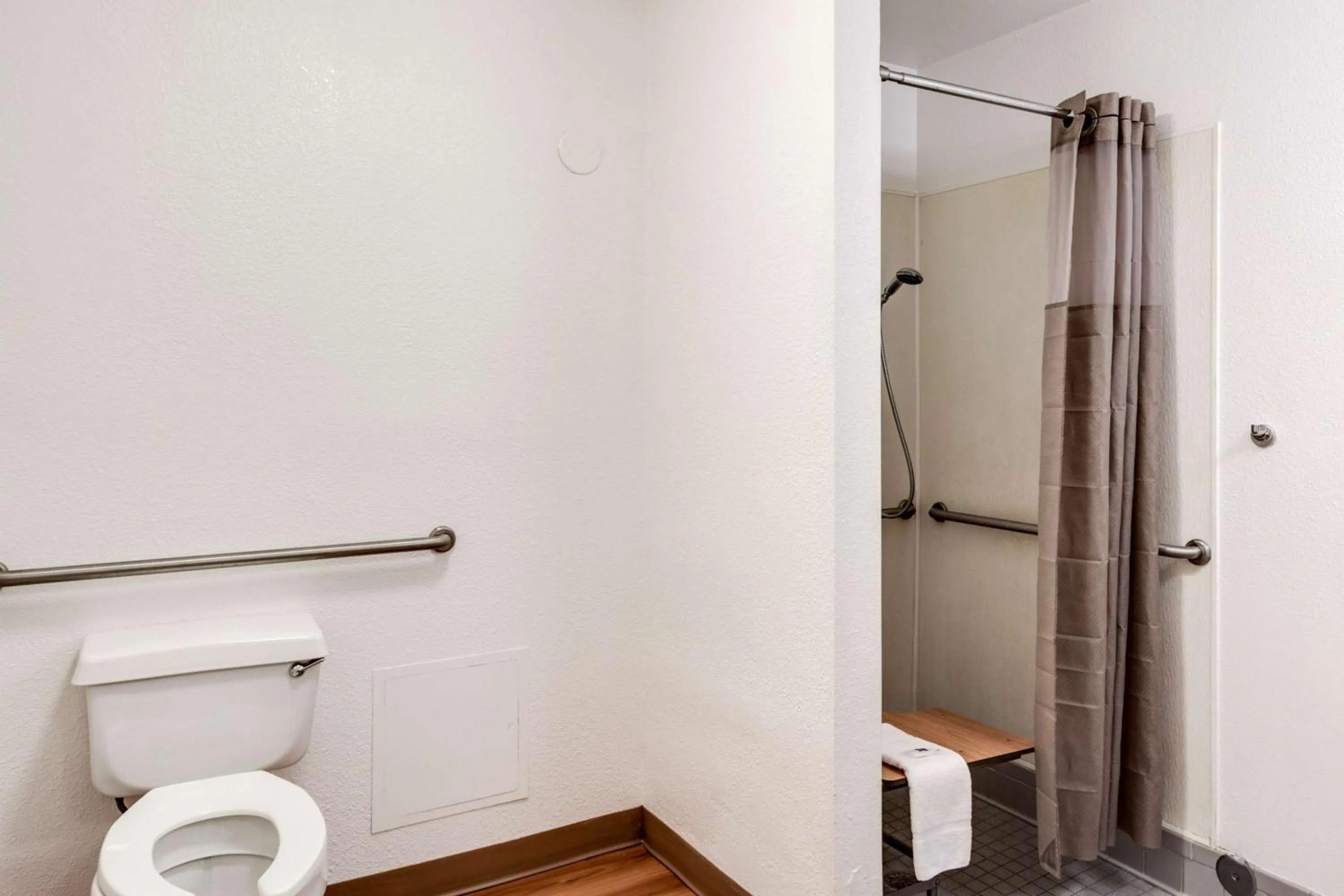 Shower in Motel 6-Spokane, WA - West