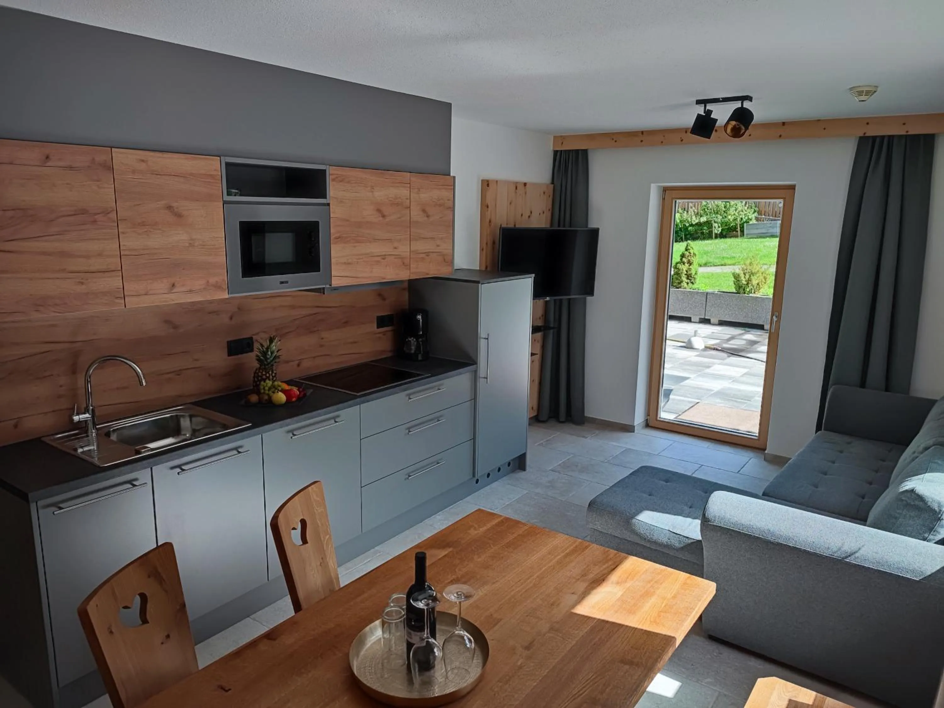 Kitchen or kitchenette in Apart Hotel Ideal