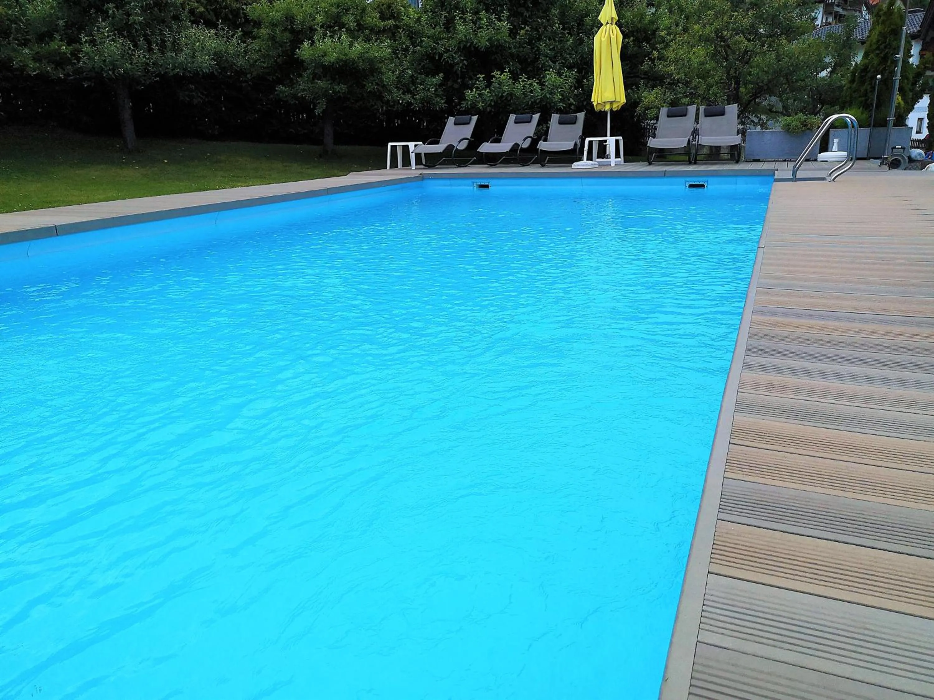 Pool view in Apart Hotel Ideal
