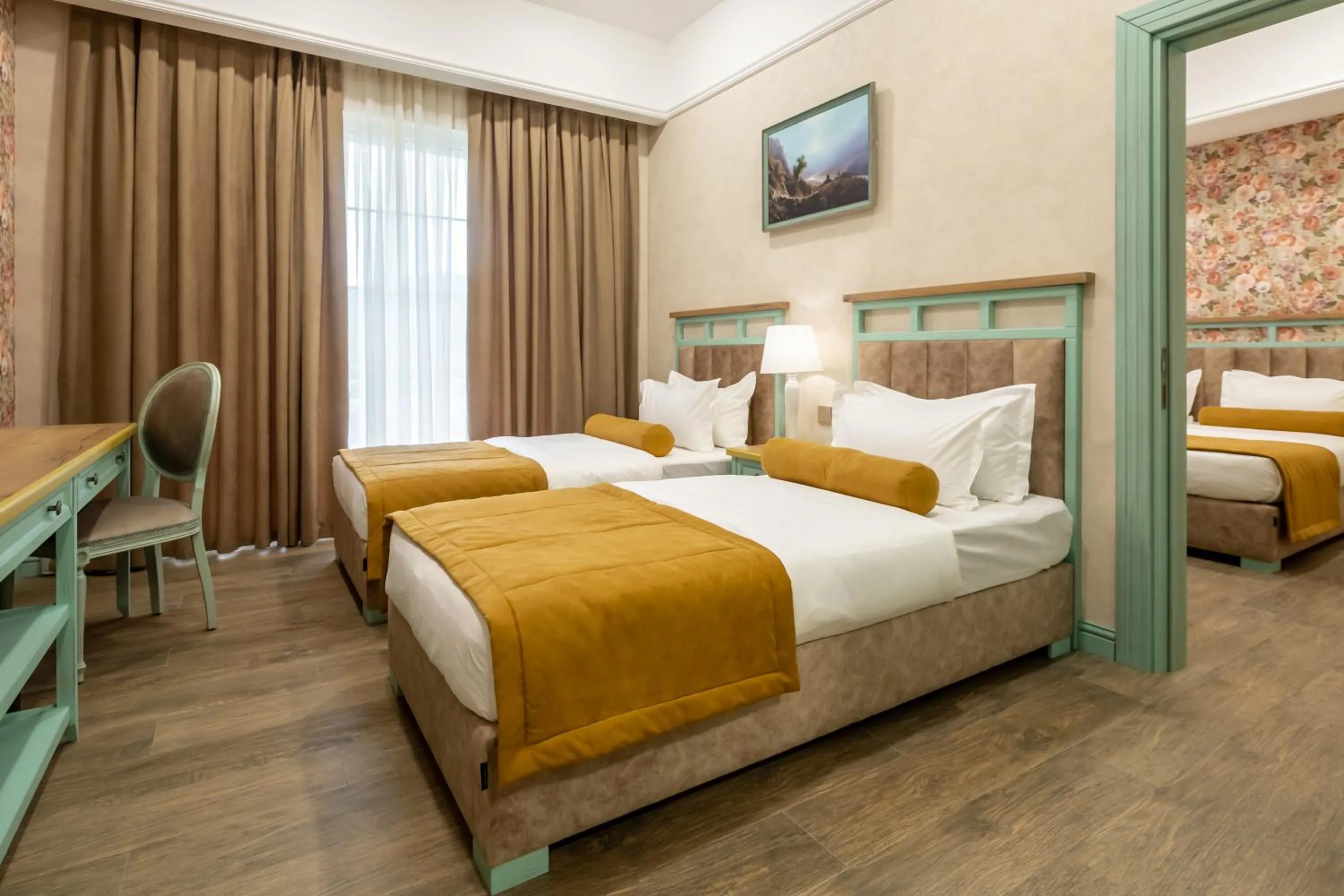 Bed in Macara Village Resort