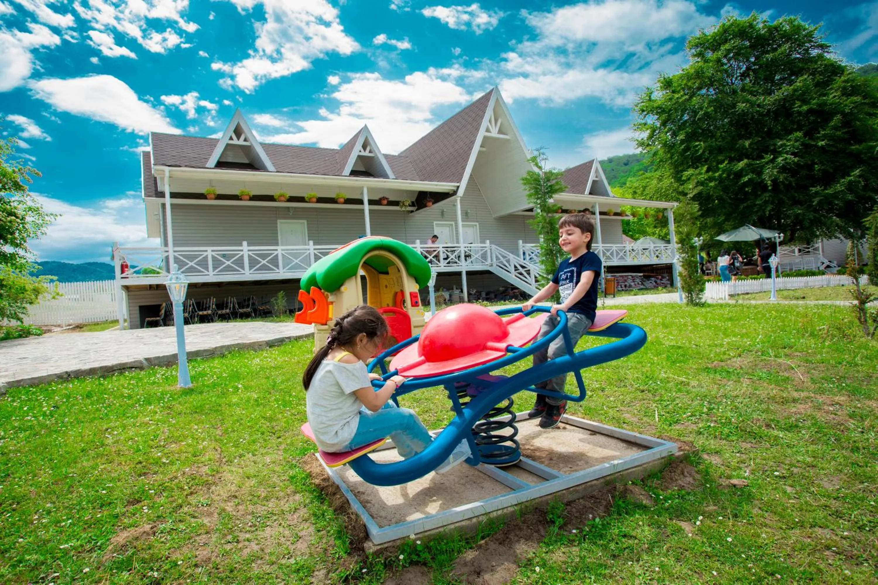 Children play ground in Macara Village Resort