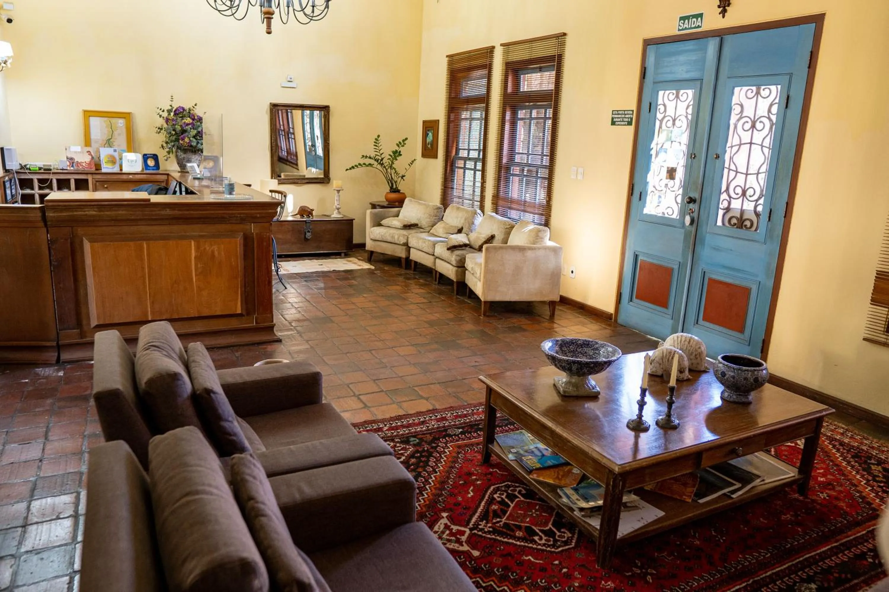 Lobby or reception in Pousada Rotunda