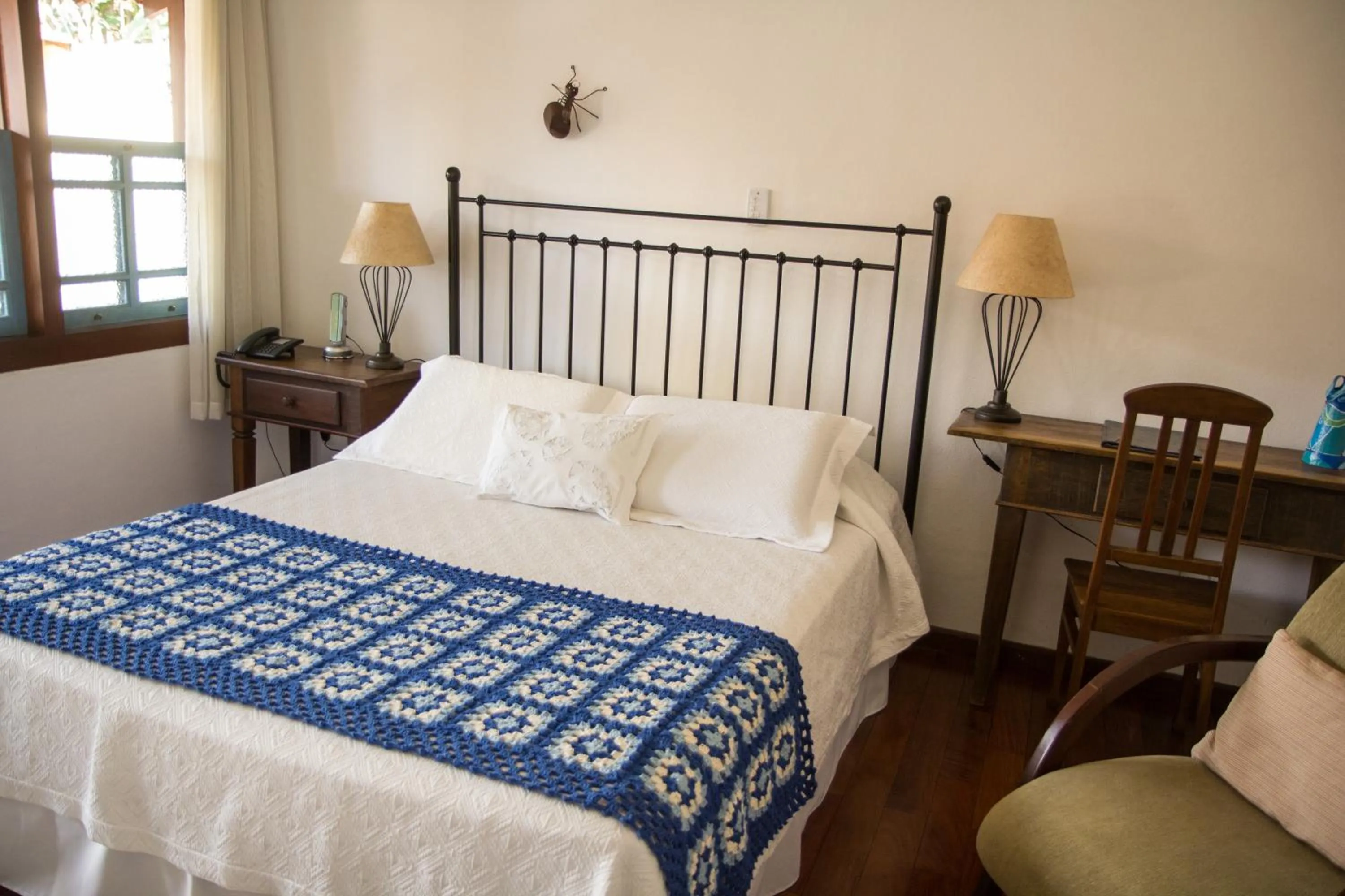 Bed in Pousada Rotunda