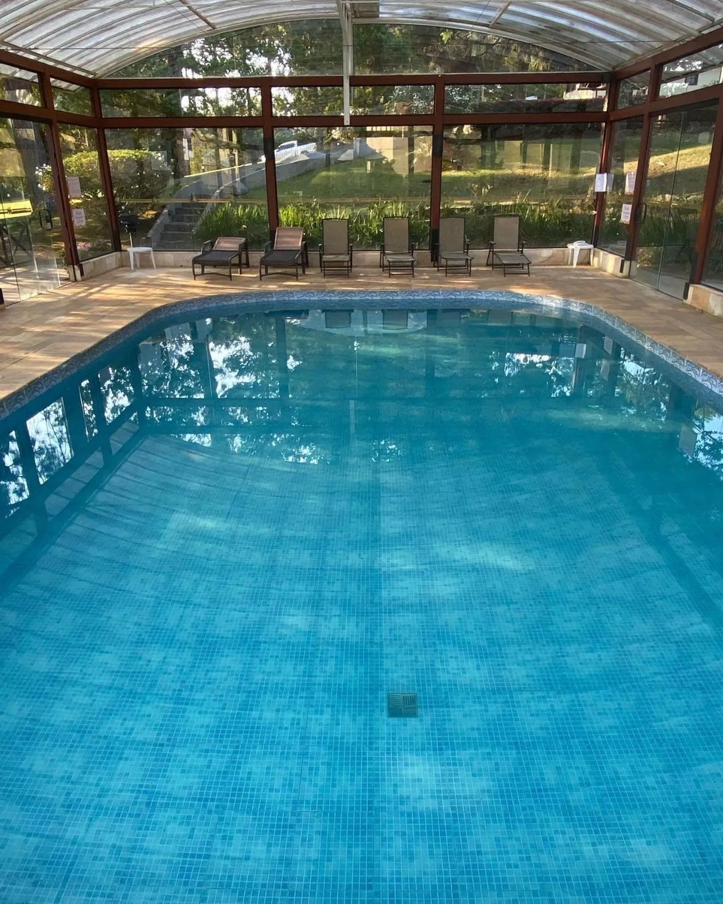 Pool view in Esquilo Hotel