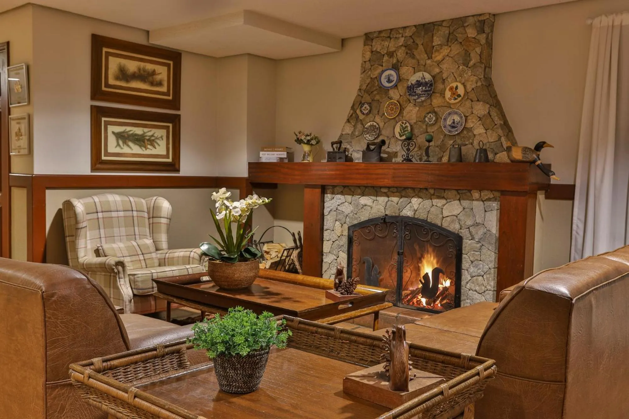 Living room in Esquilo Hotel