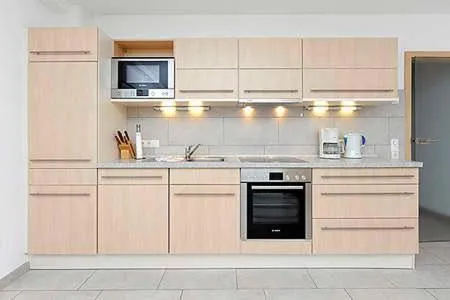 Kitchen or kitchenette in Residenz am Hafen