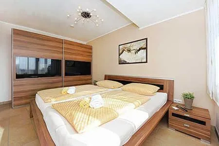 Bed in Residenz am Hafen