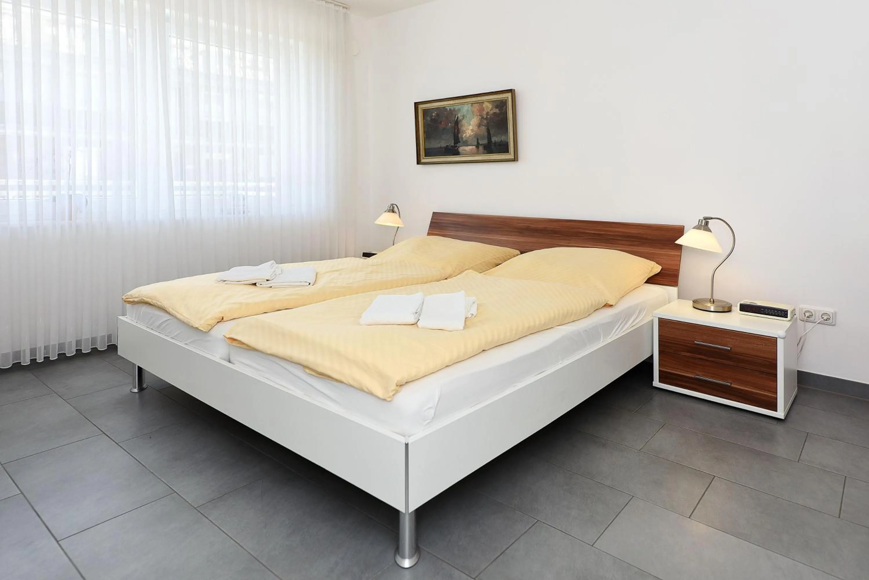 Bed in Residenz am Hafen