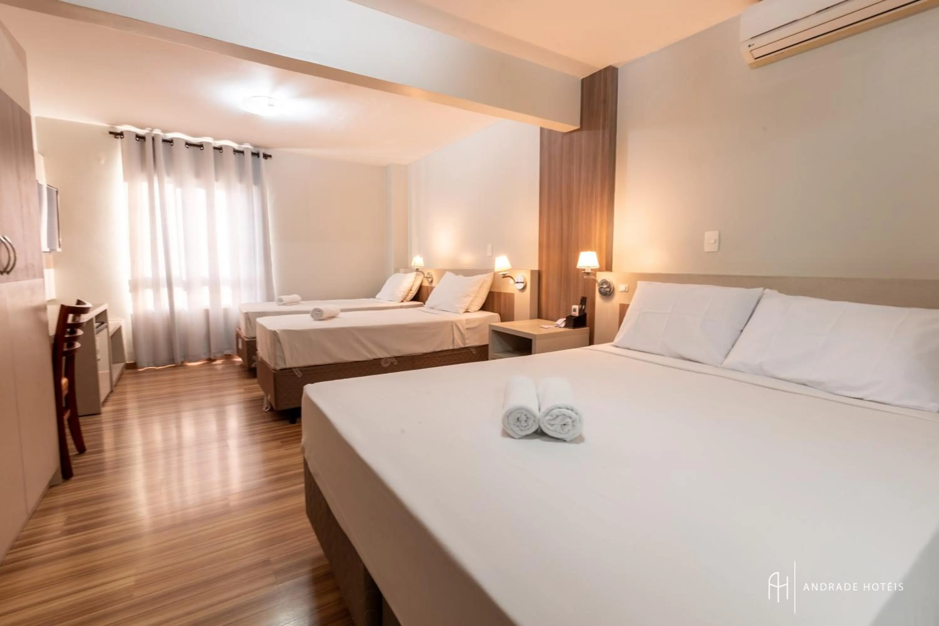 Bed in Rede Andrade Mercado Hotel