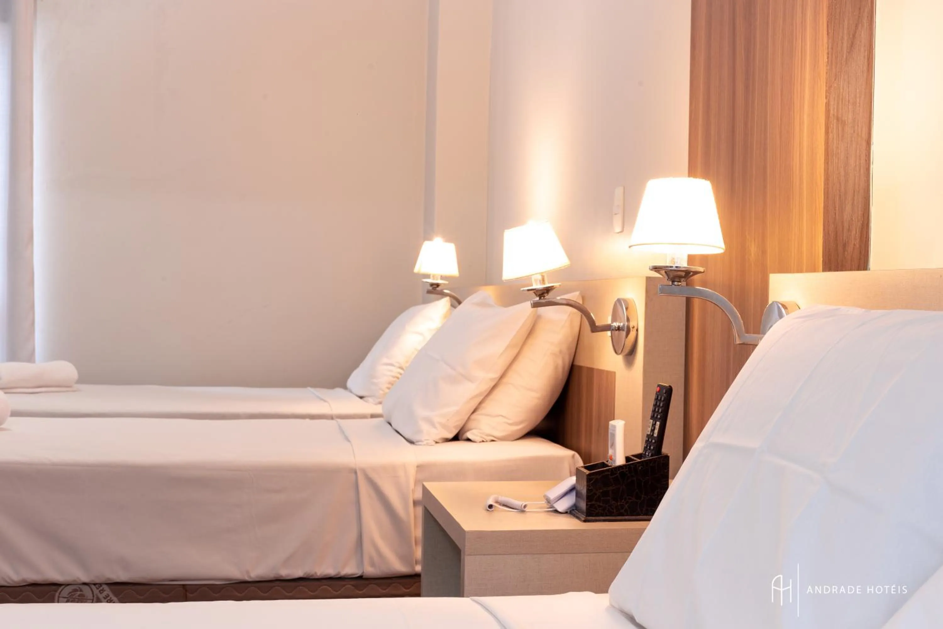 Bed in Rede Andrade Mercado Hotel