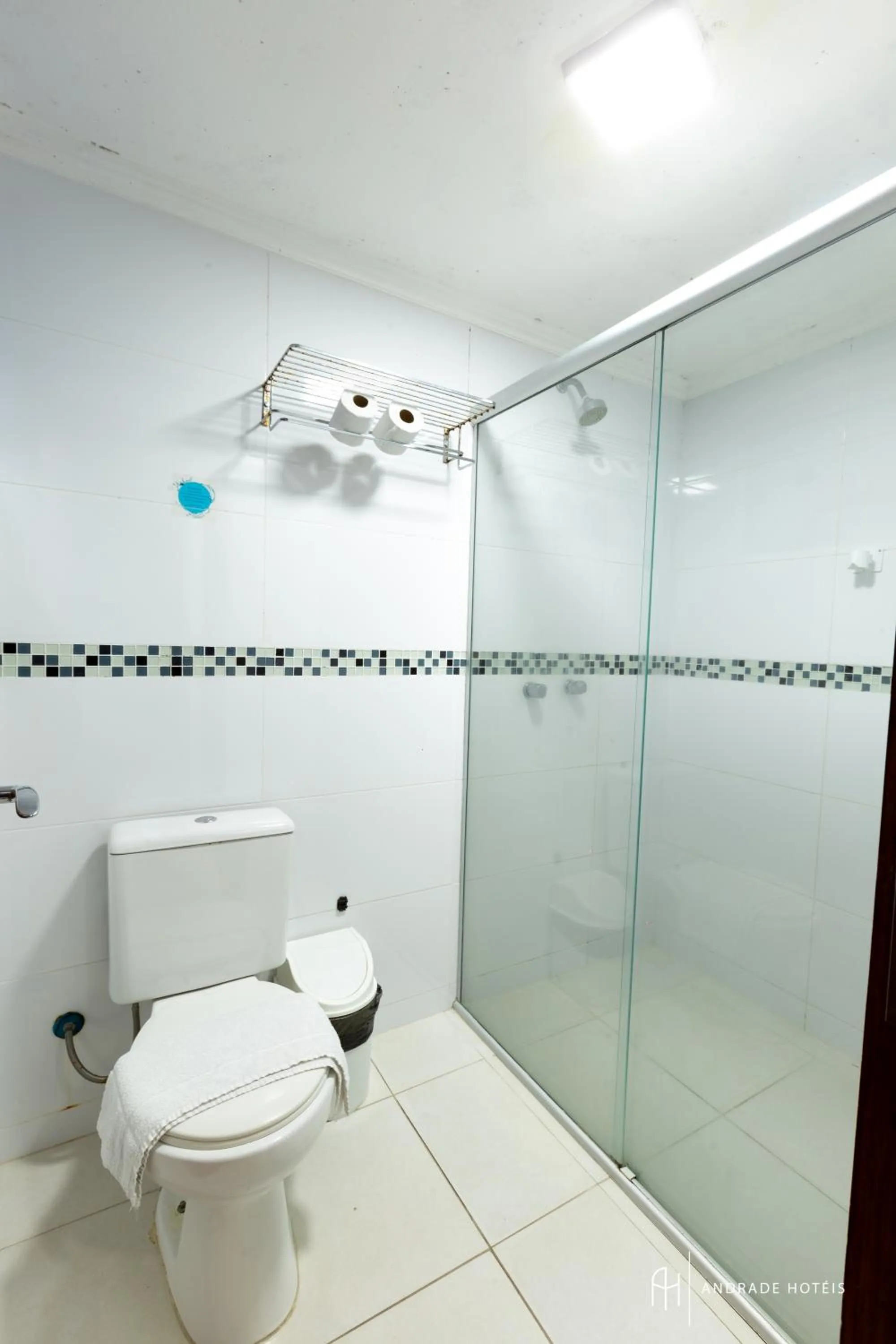 Toilet in Rede Andrade Mercado Hotel