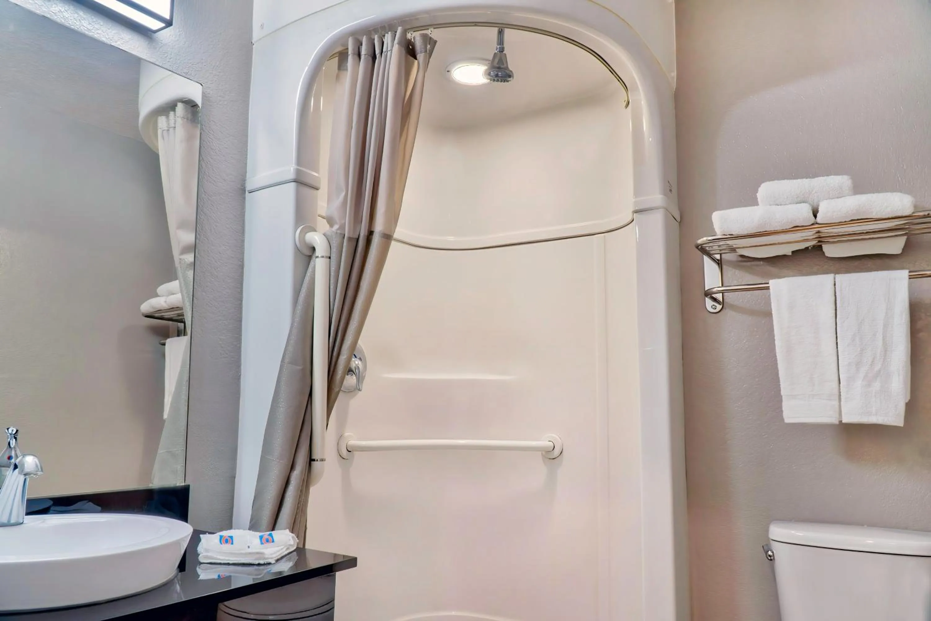 Shower in Motel 6-El Monte, CA - Los Angeles