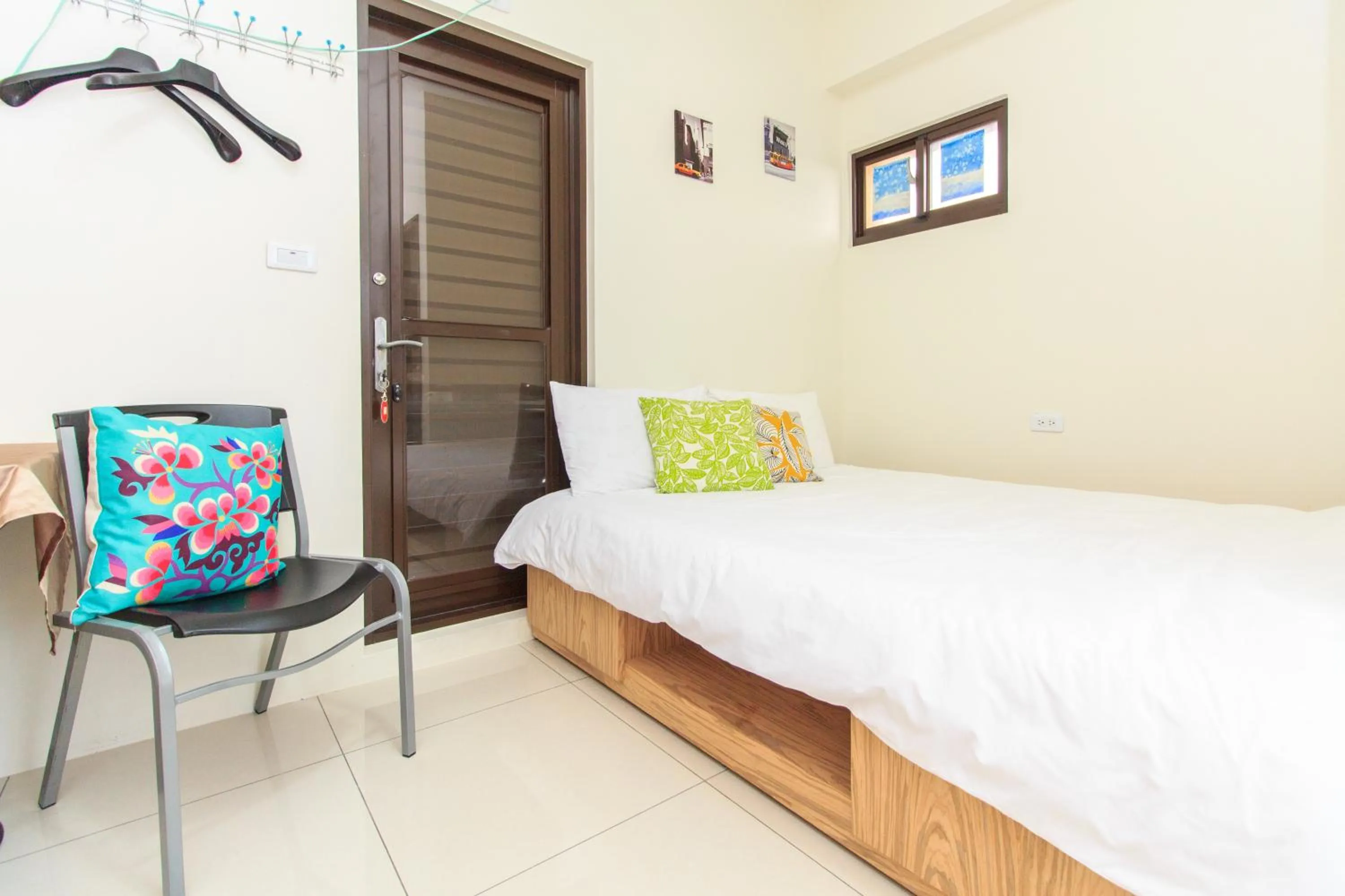 Bed in Yilan Dongshan Cypress B&B