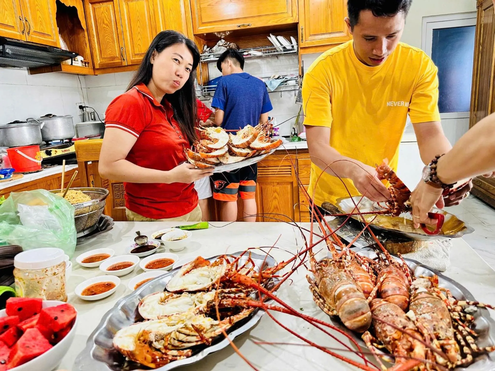 Kitchen or kitchenette in Queen Motel Vung Tau