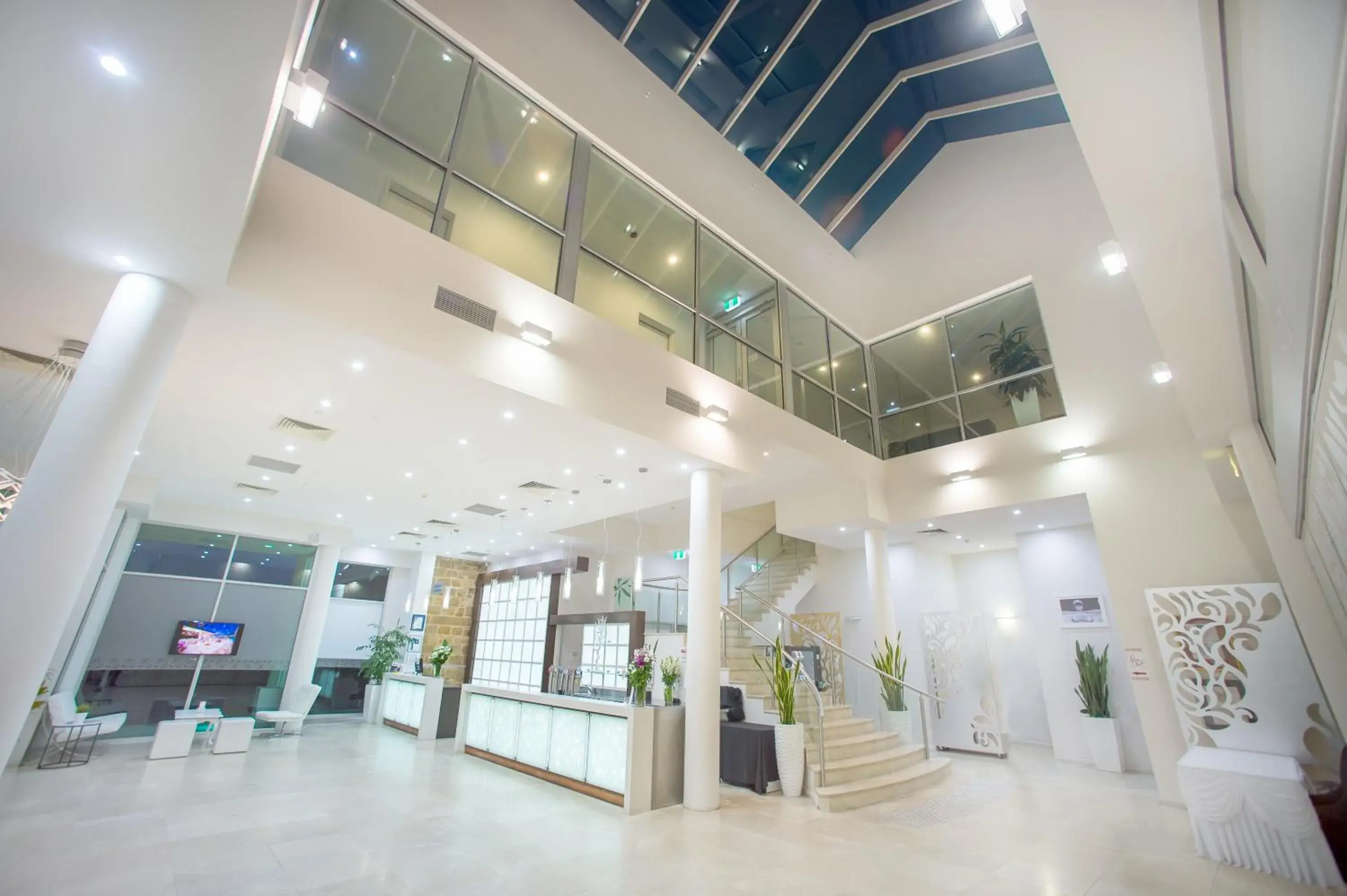 Lobby or reception in Sfera's Park Suites & Convention Centre Lobby or reception in Sfera's Park Suites & Convention Centre