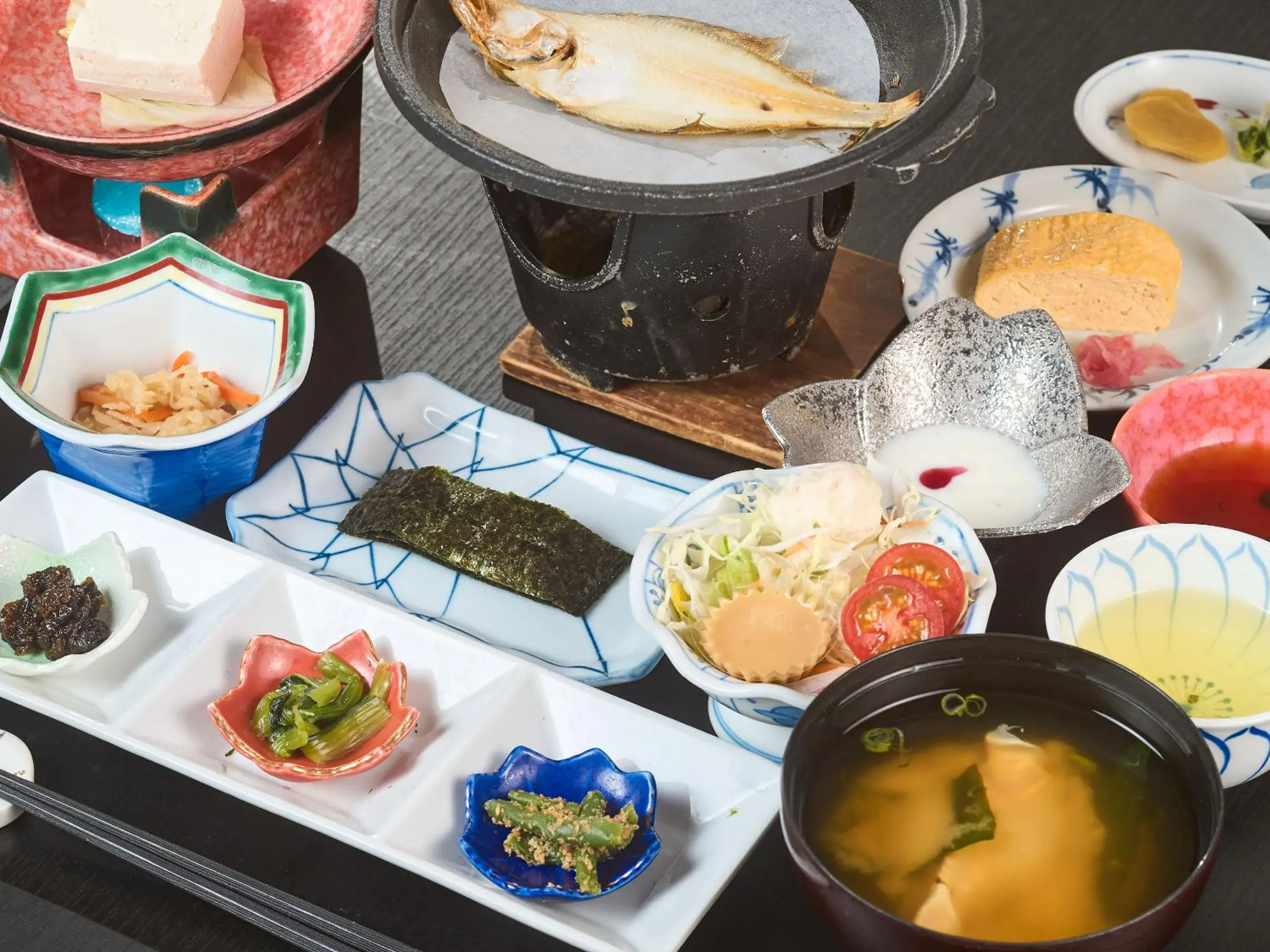 Breakfast in Sinonomesou Kinosaki Onsen Breakfast in Sinonomesou Kinosaki Onsen