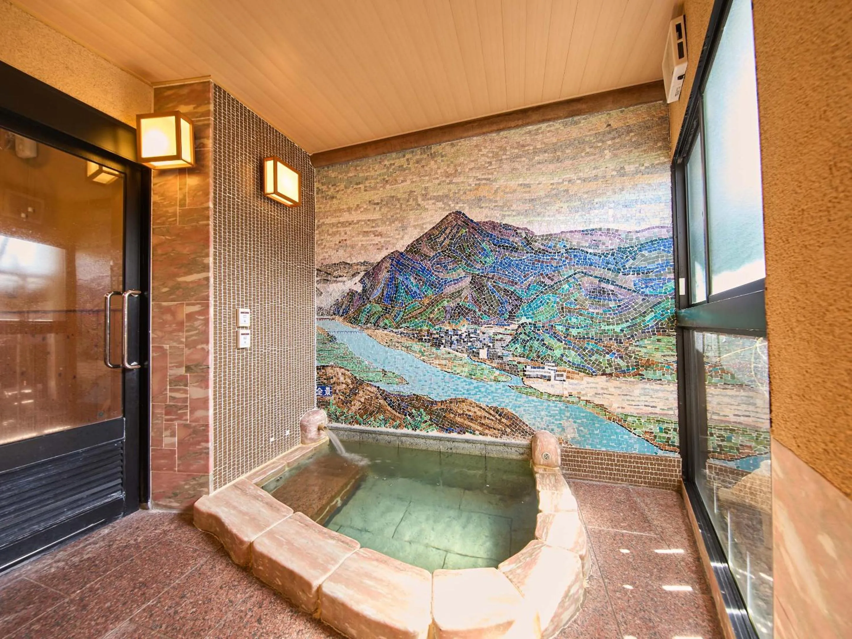 Hot Spring Bath in Sinonomesou Kinosaki Onsen