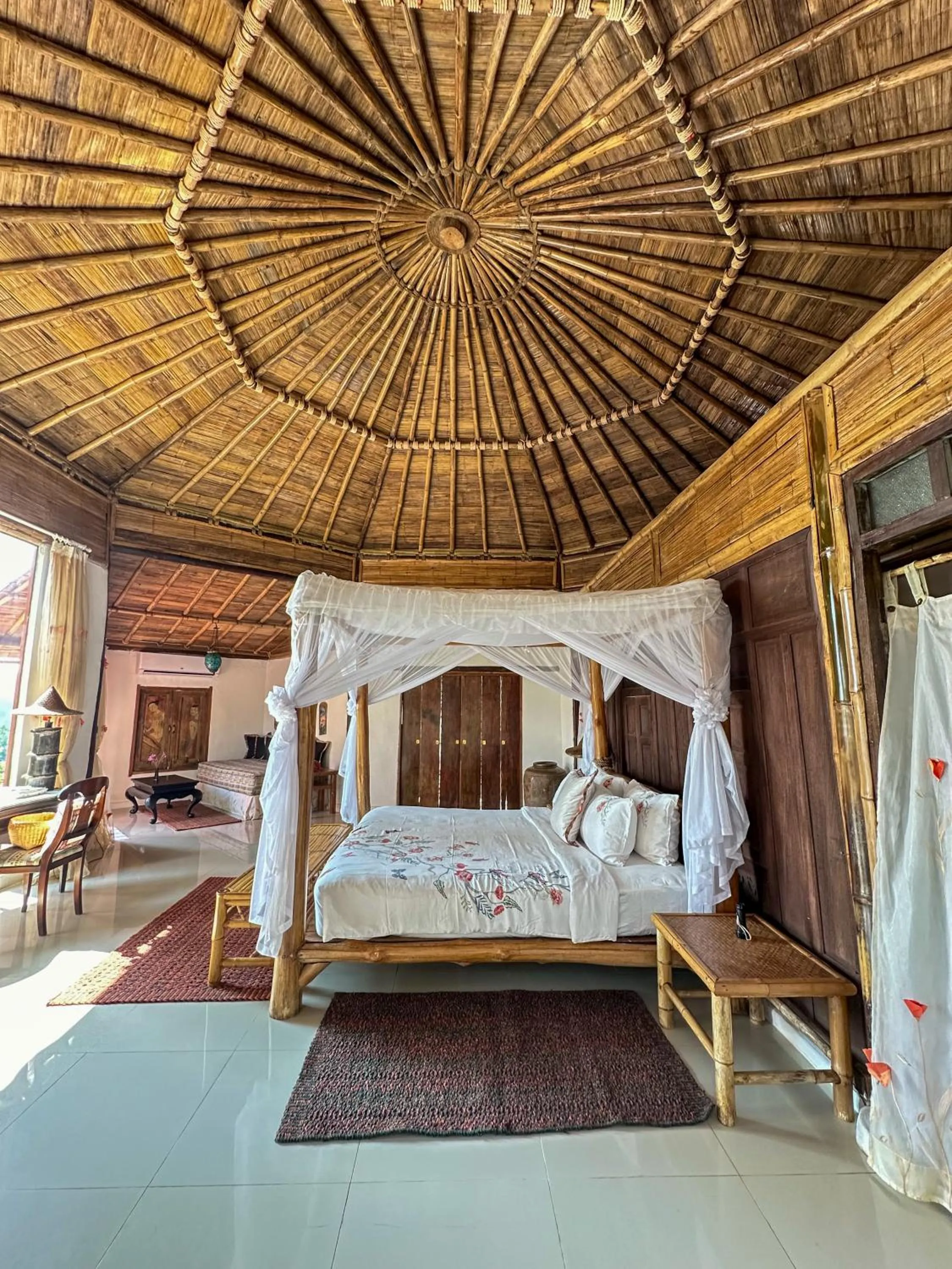 Bed in Phu Chaisai Chiang Rai Mountain Resort