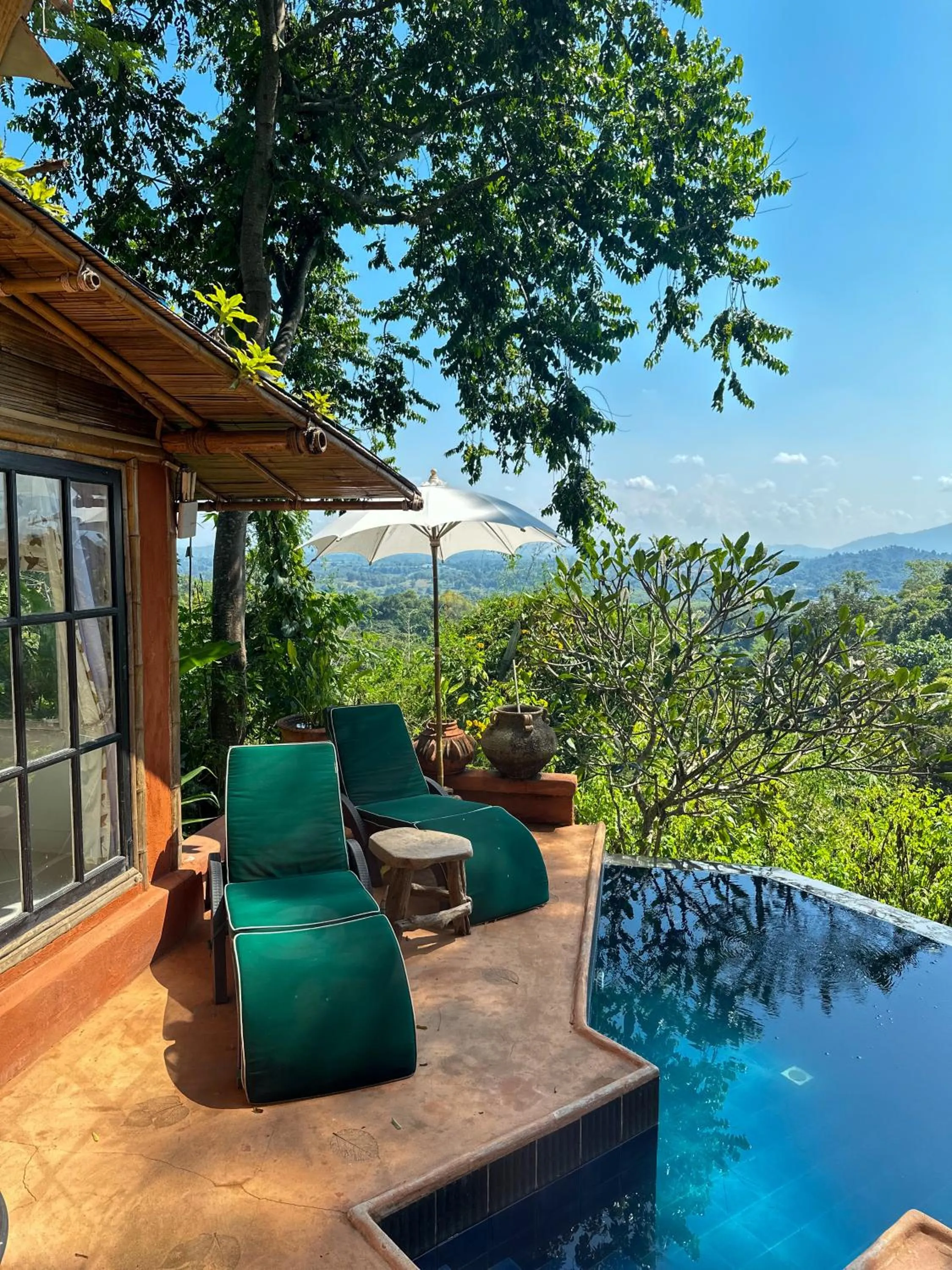 sunbed in Phu Chaisai Chiang Rai Mountain Resort