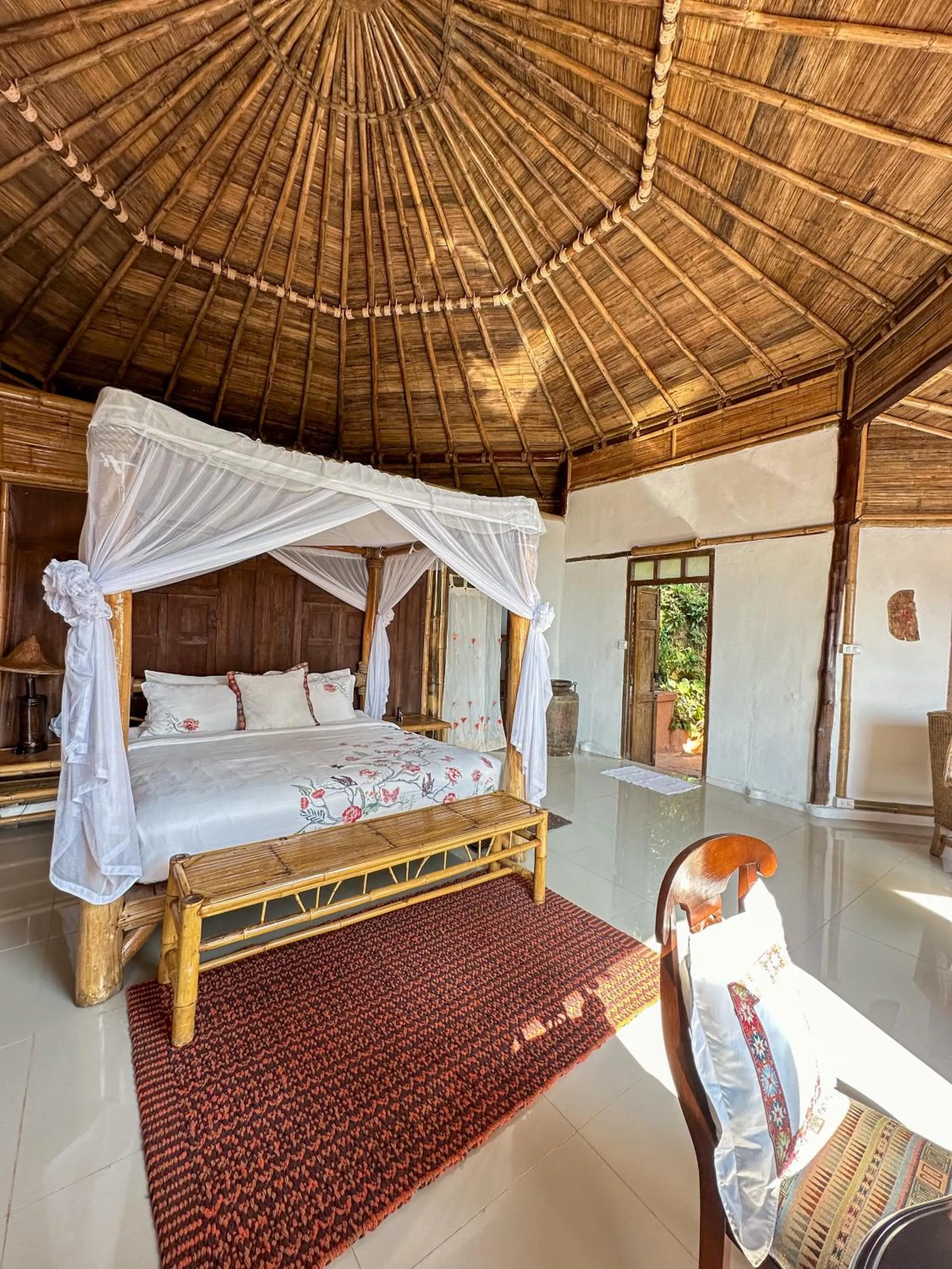 Bed in Phu Chaisai Chiang Rai Mountain Resort