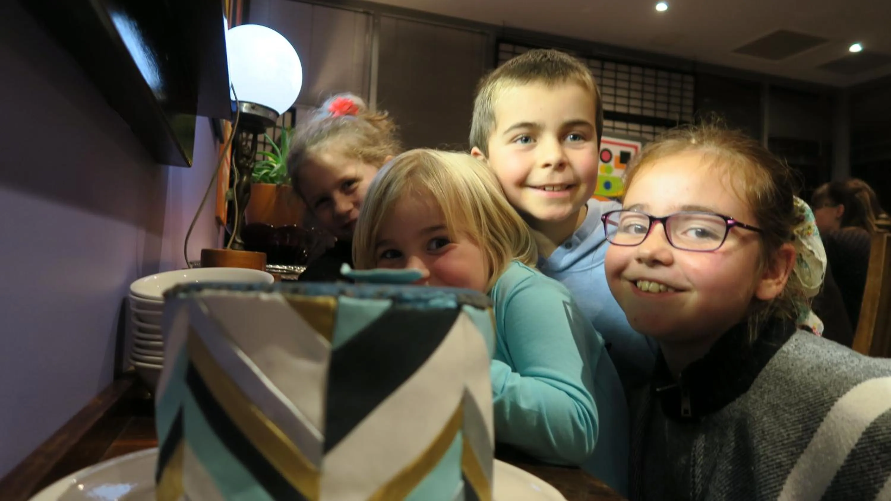 children in New Norfolk Junction Motel