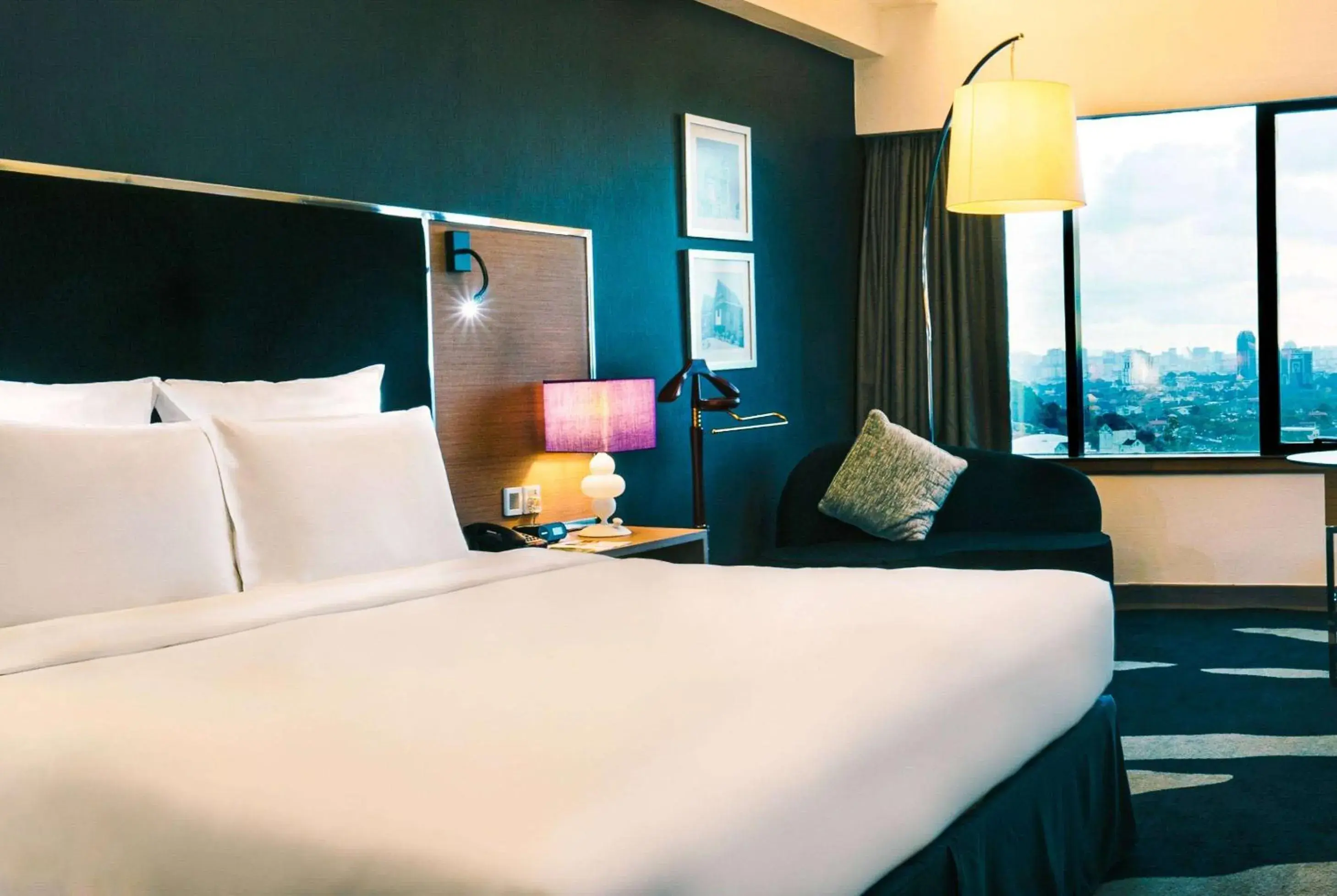 Bed in Wyndham Grand Bangsar Kuala Lumpur Bed in Wyndham Grand Bangsar Kuala Lumpur