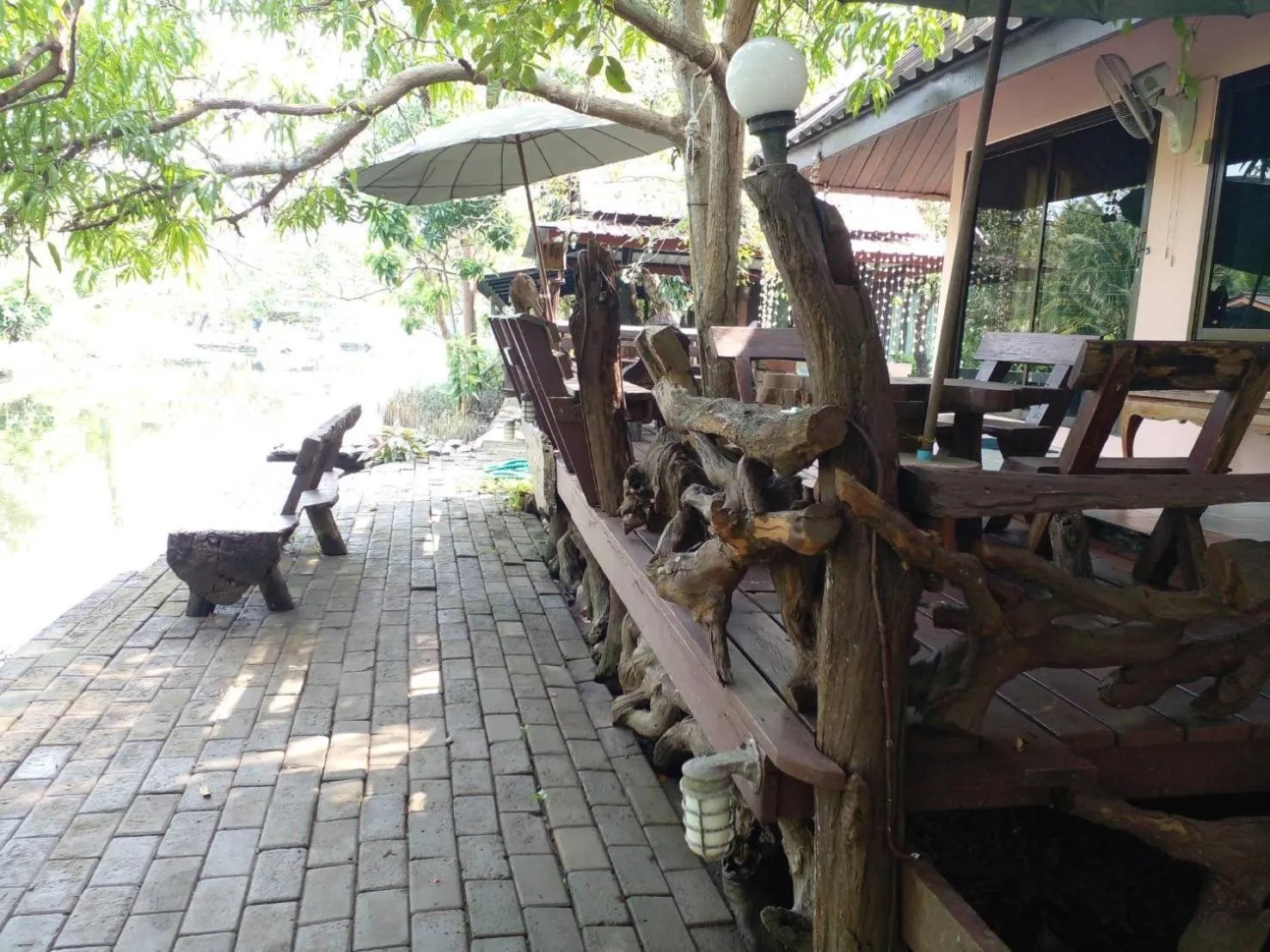 Patio in BaanSuanLeelawadee Resort Amphawa