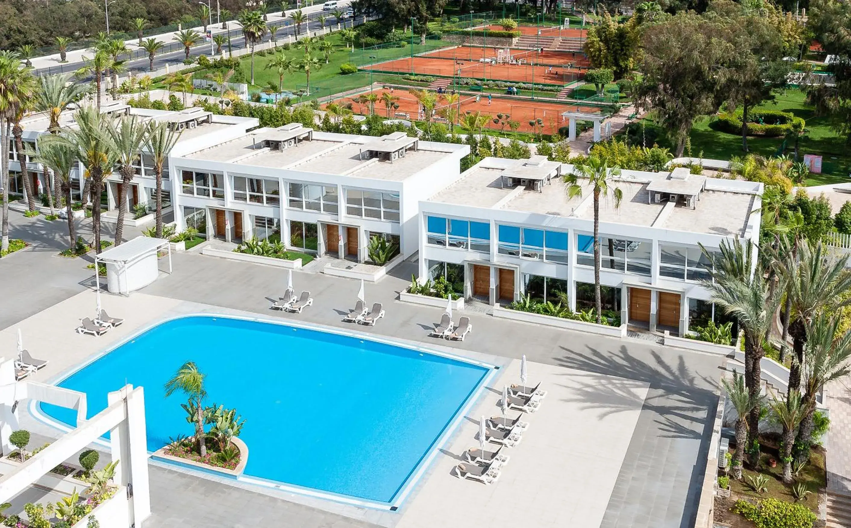 Bird's eye view, Pool View in Sahara Hotel Agadir - Adults Only