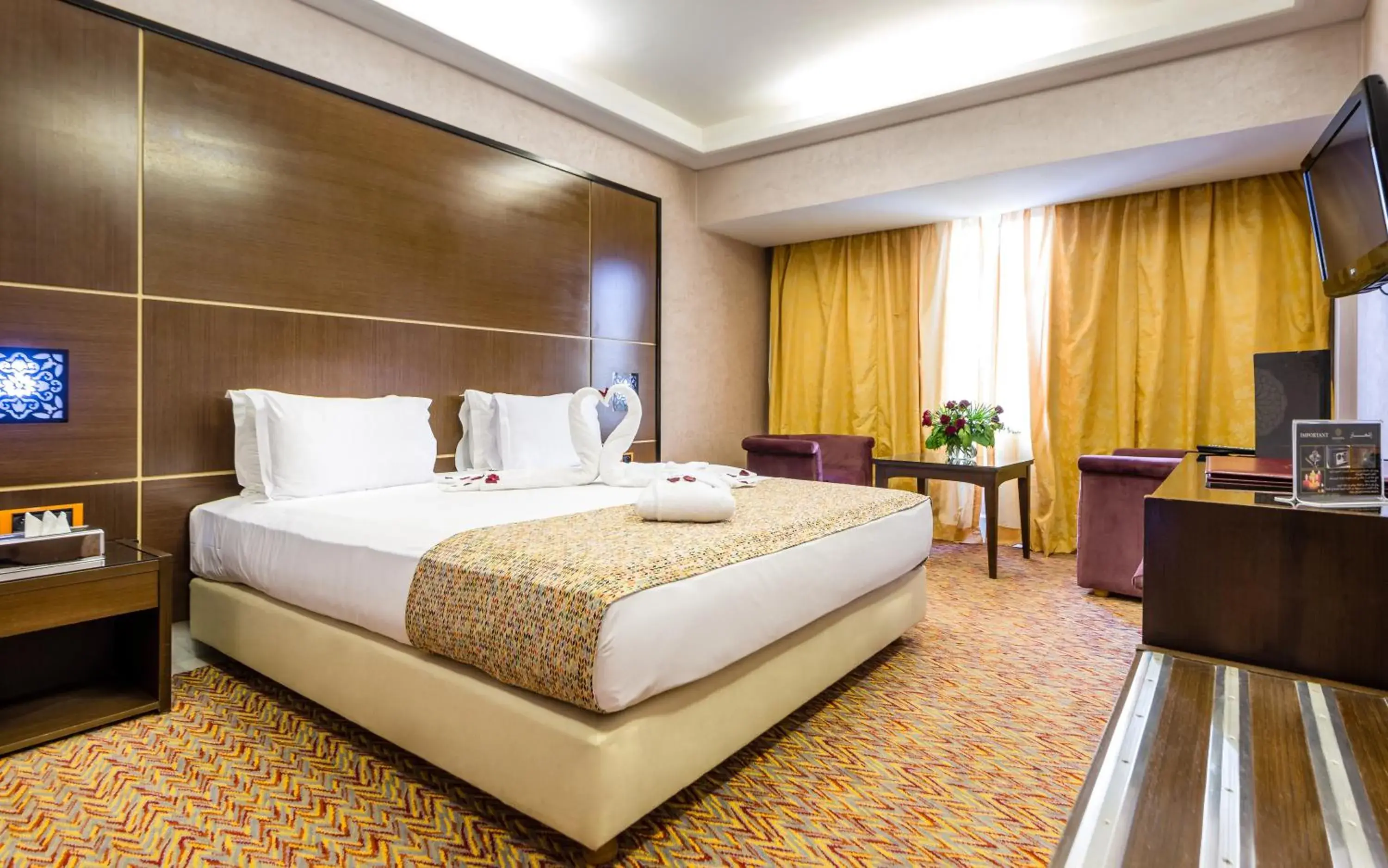 Bedroom, Bed in Sahara Hotel Agadir - Adults Only