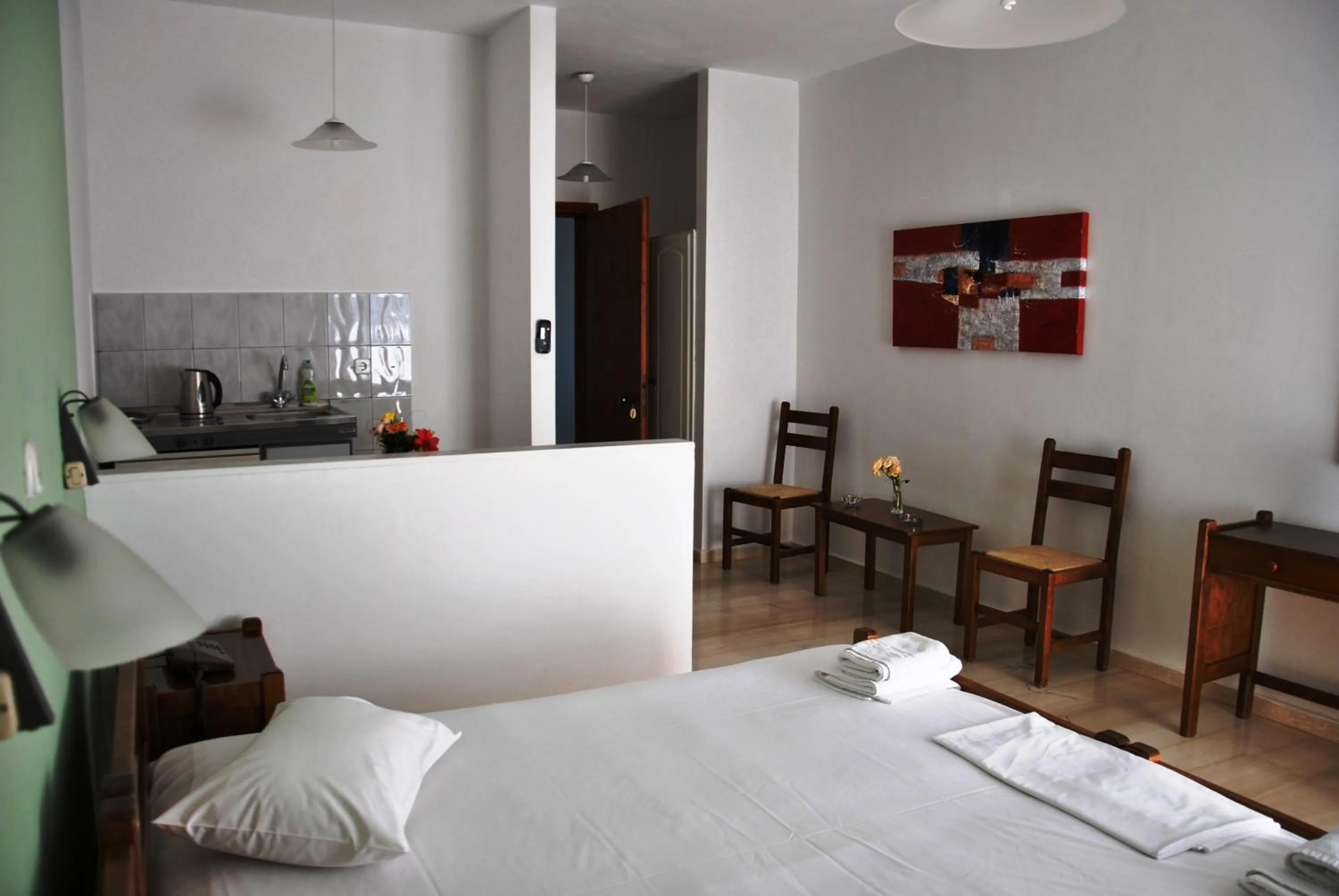 Bed in Filoxenia Hotel & Apartments