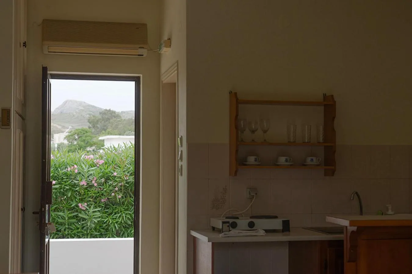 Kitchen or kitchenette in Hotel Marilen