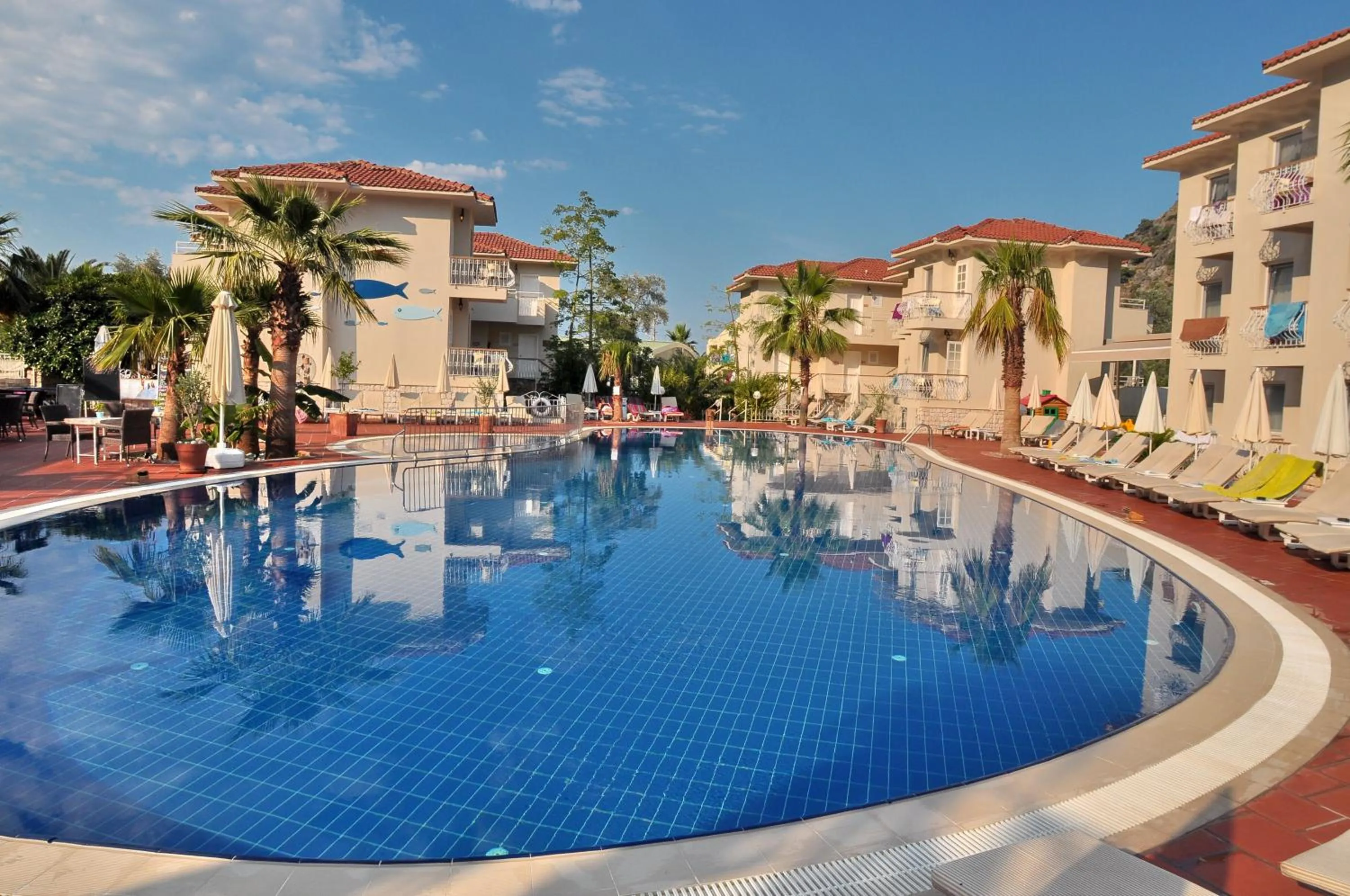 Swimming pool in The Blue Lagoon Deluxe Hotel