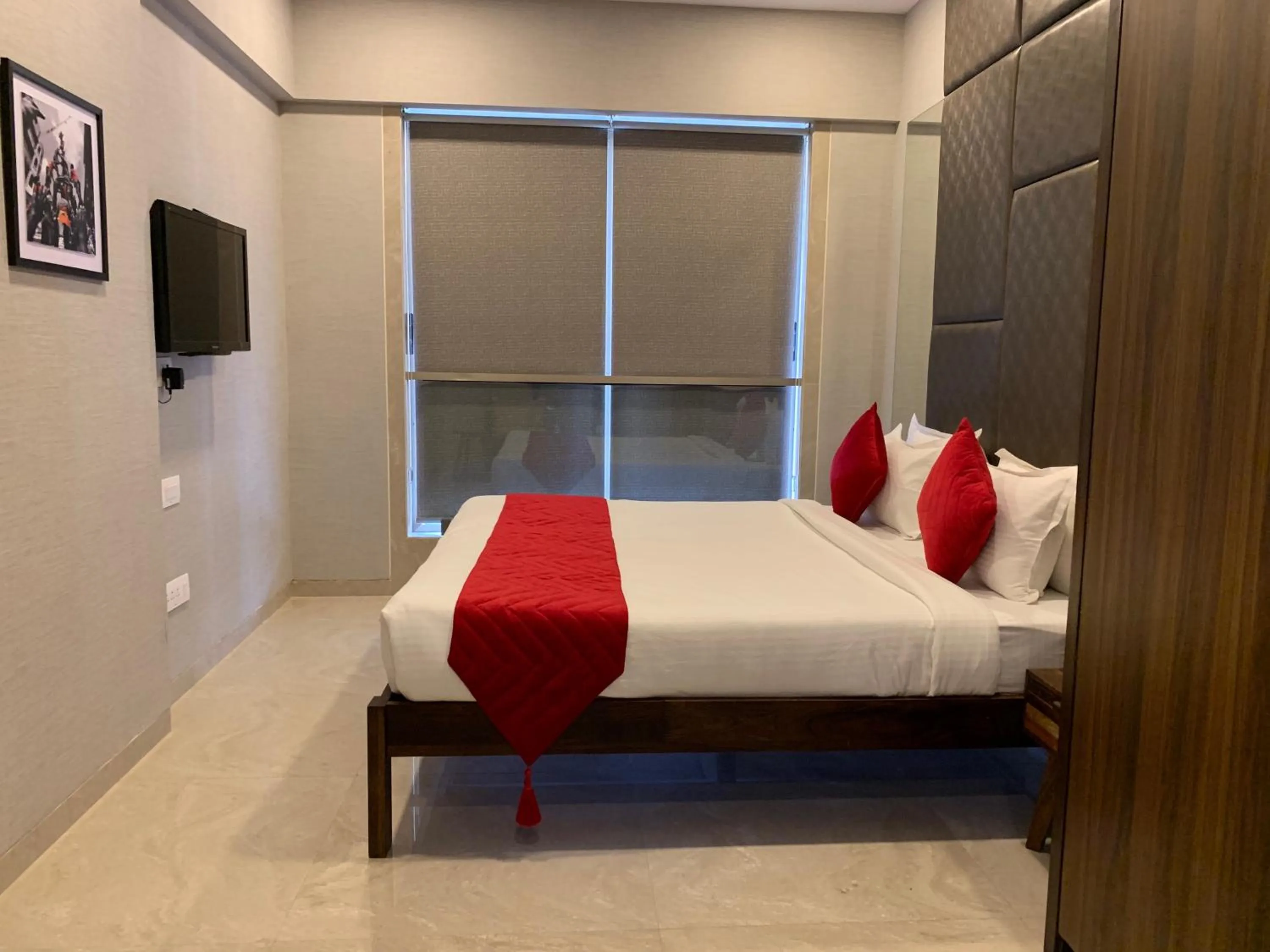 Bedroom, Bed in Theory9 Premium Service Apartments Khar