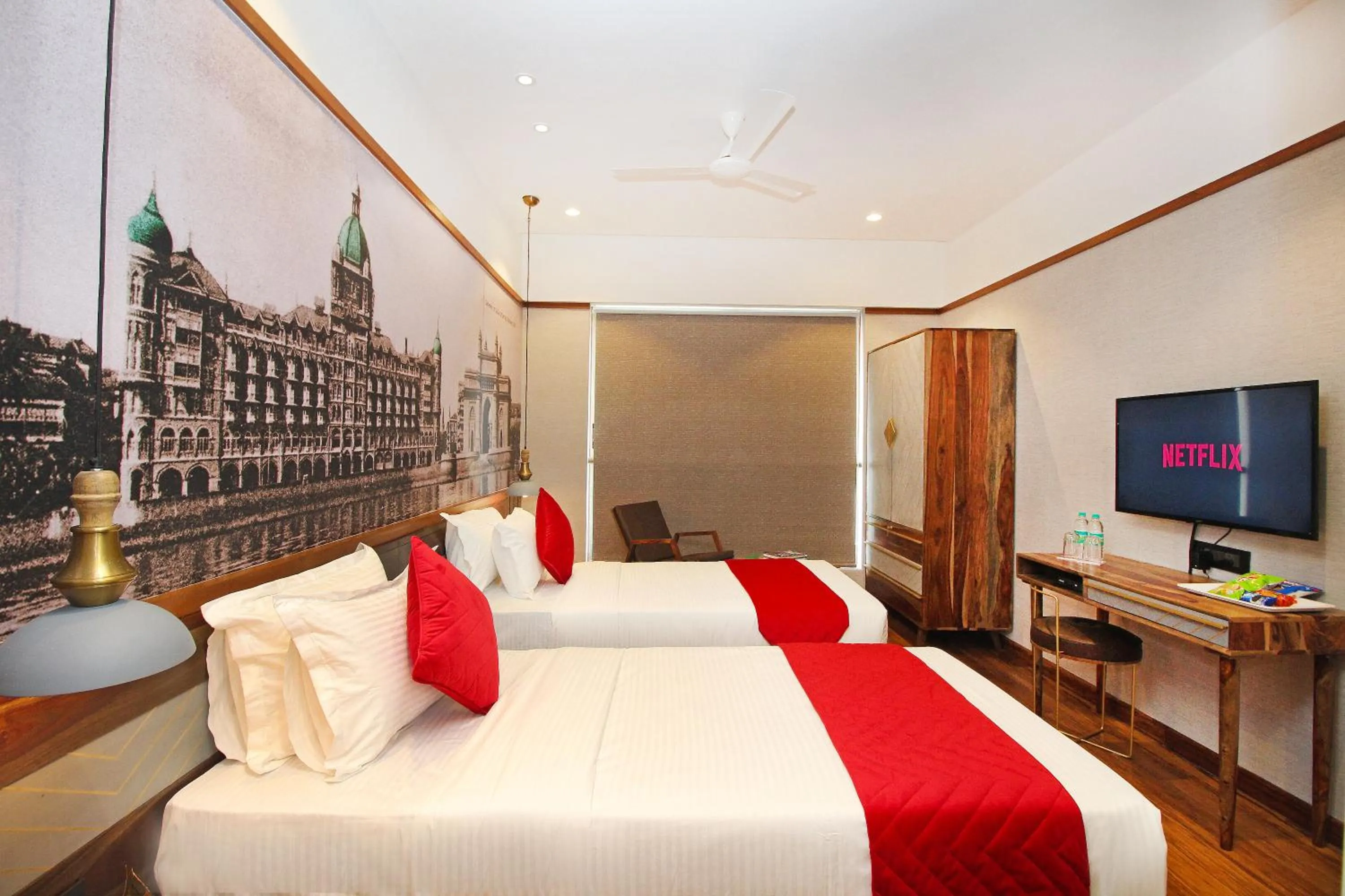 Bedroom, Bed in Theory9 Premium Service Apartments Khar